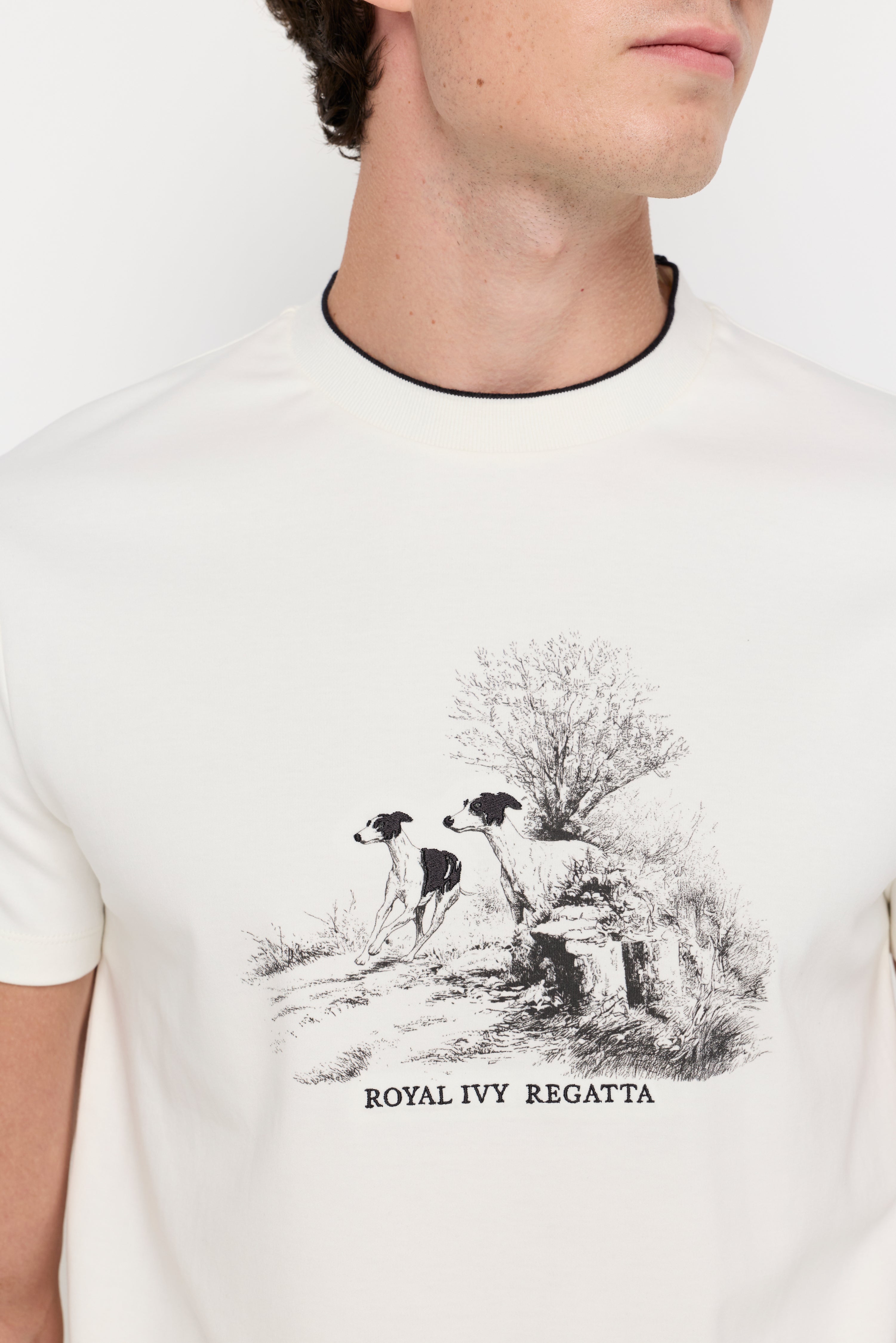 SIGNATURE NATURE GRAPHIC COTTON TEE