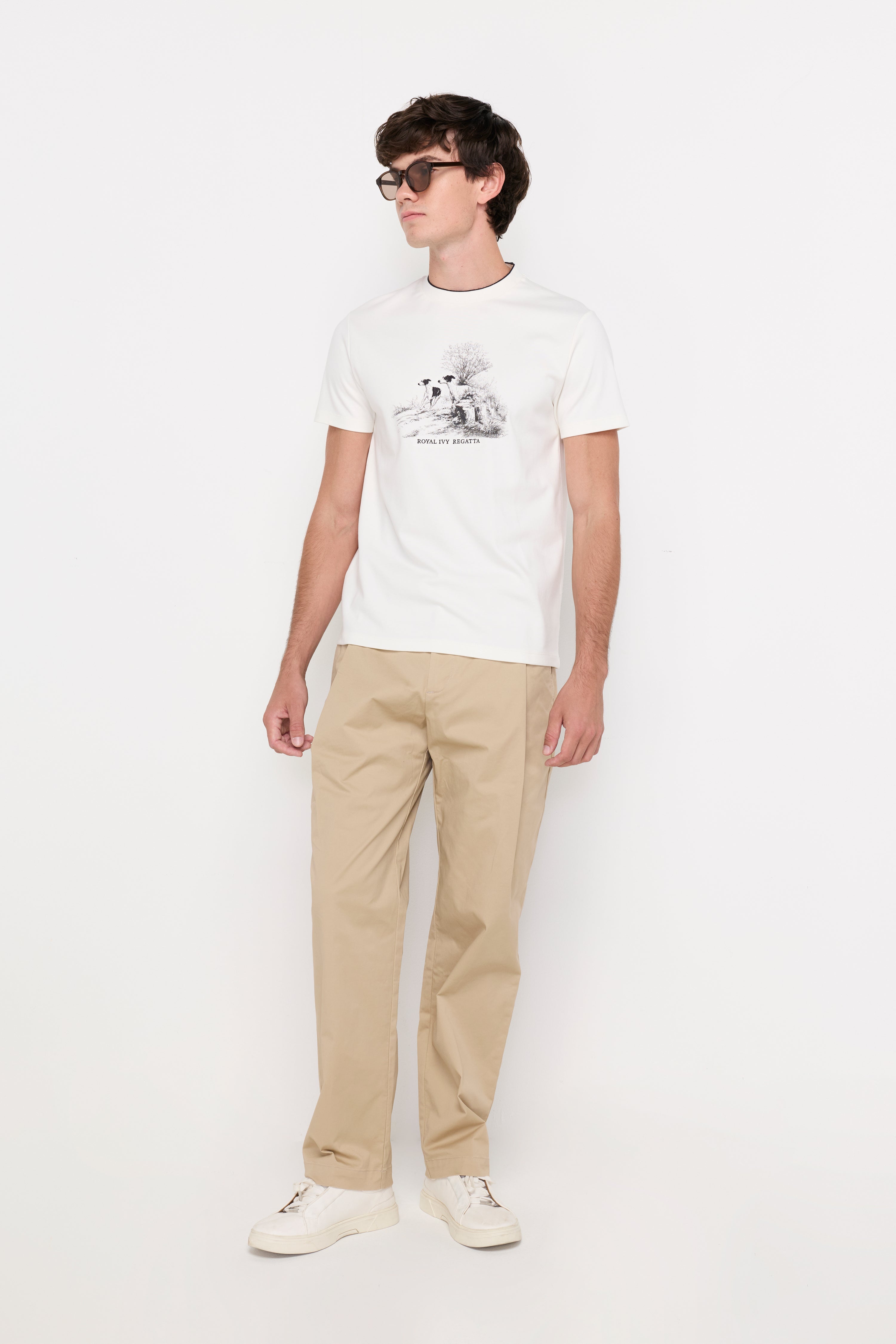 SIGNATURE NATURE GRAPHIC COTTON TEE