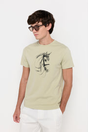 ABSTRACT GRAPHIC COTTON TEE