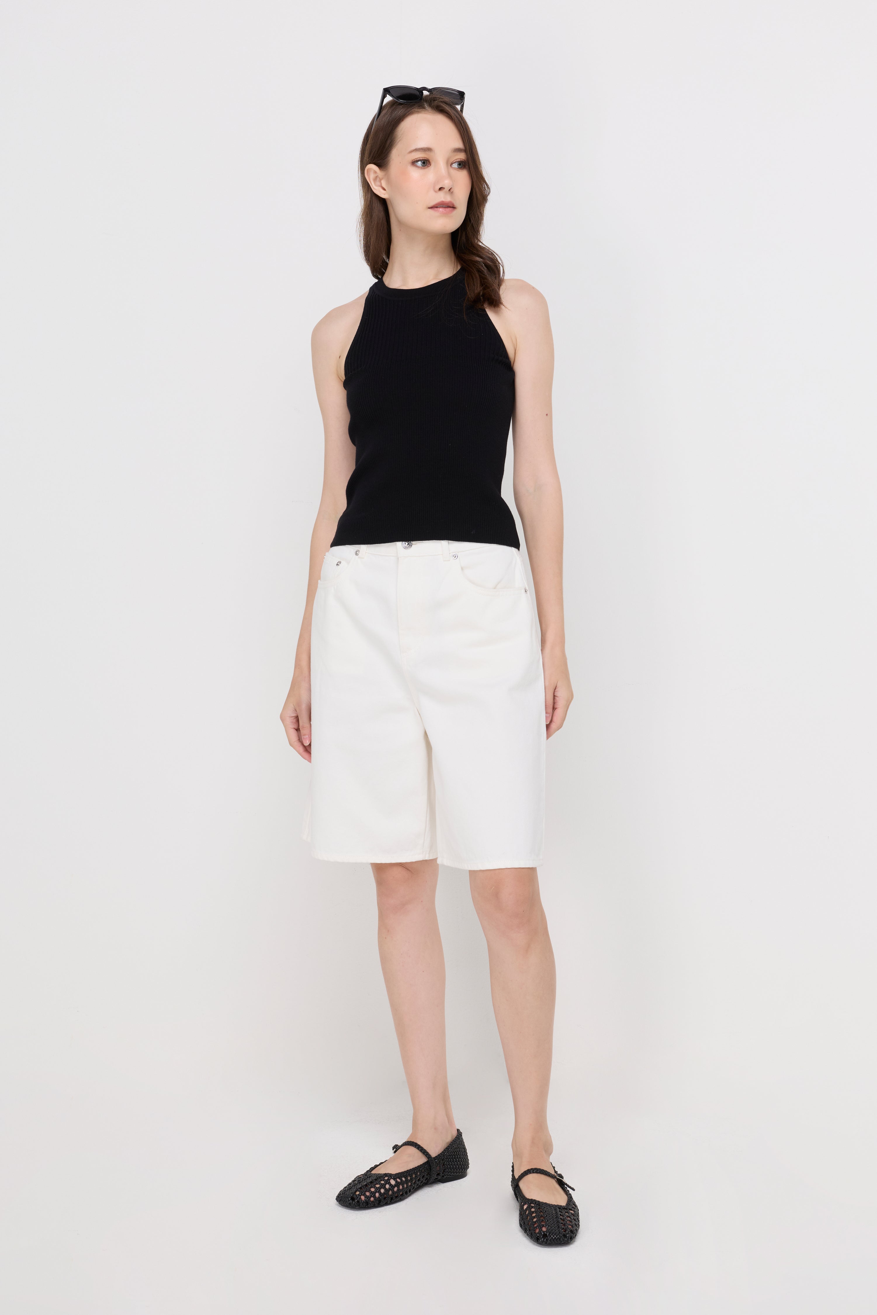 SIENNA RIBBED KNIT TANK TOP