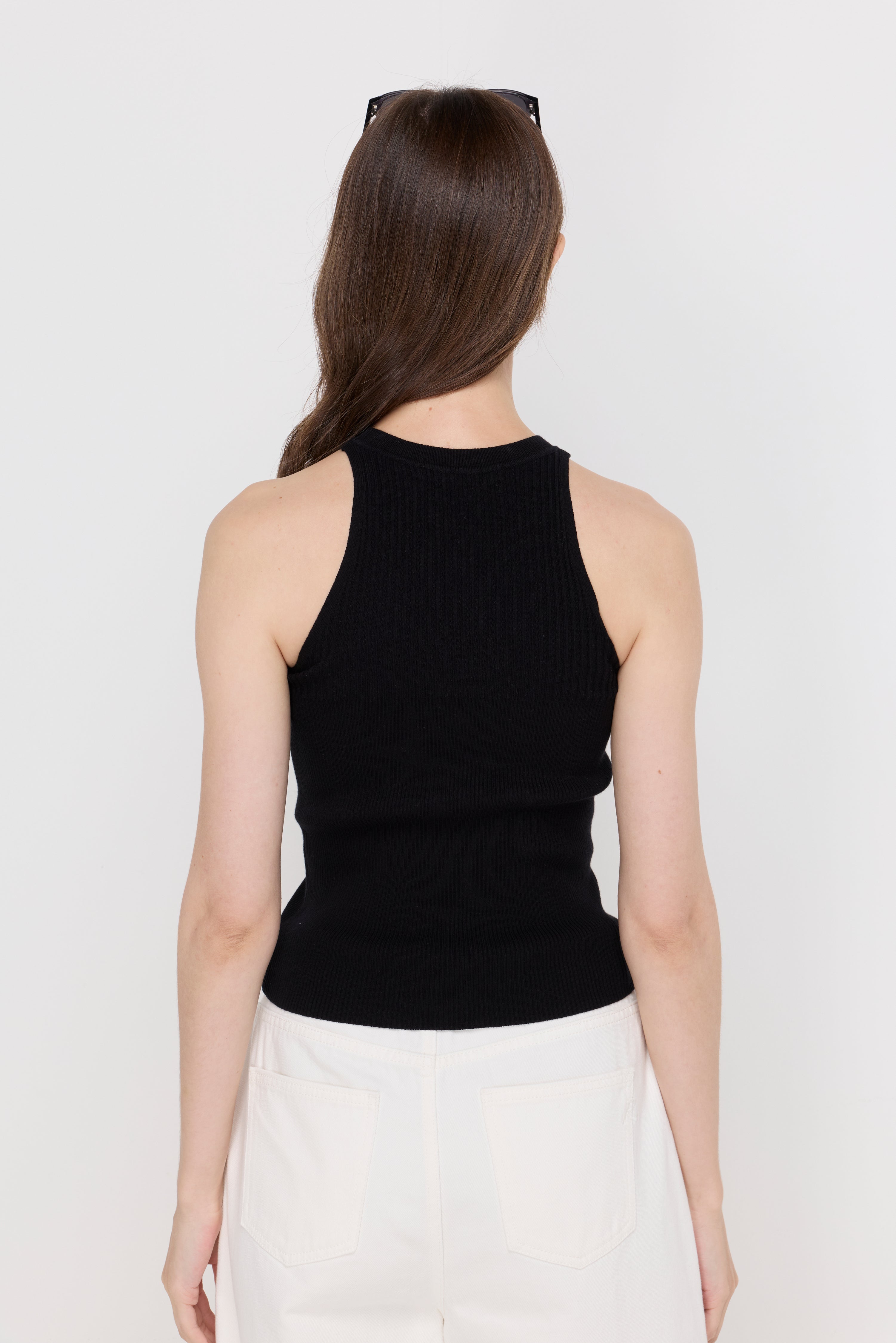 SIENNA RIBBED KNIT TANK TOP