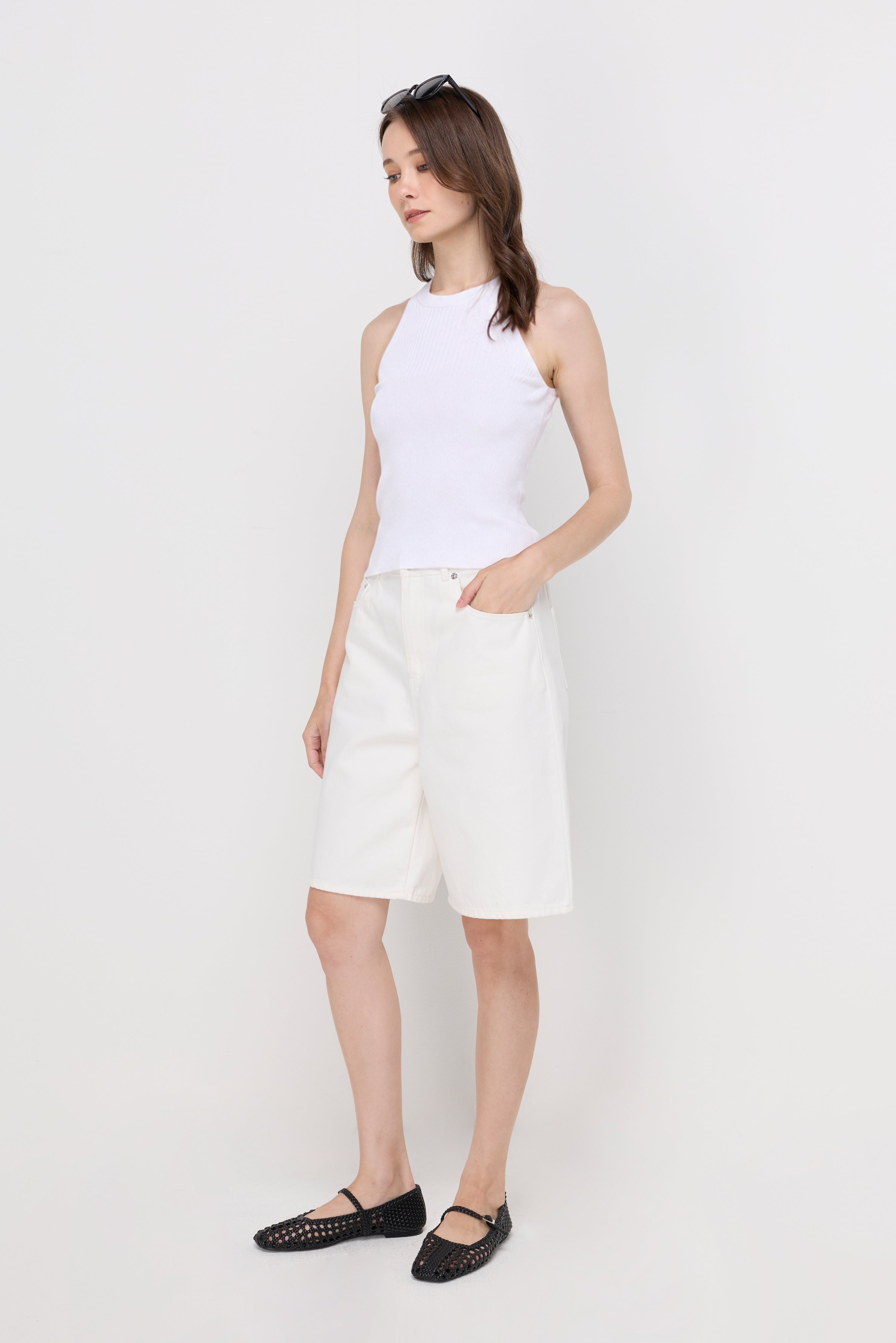 SIENNA RIBBED KNIT TANK TOP