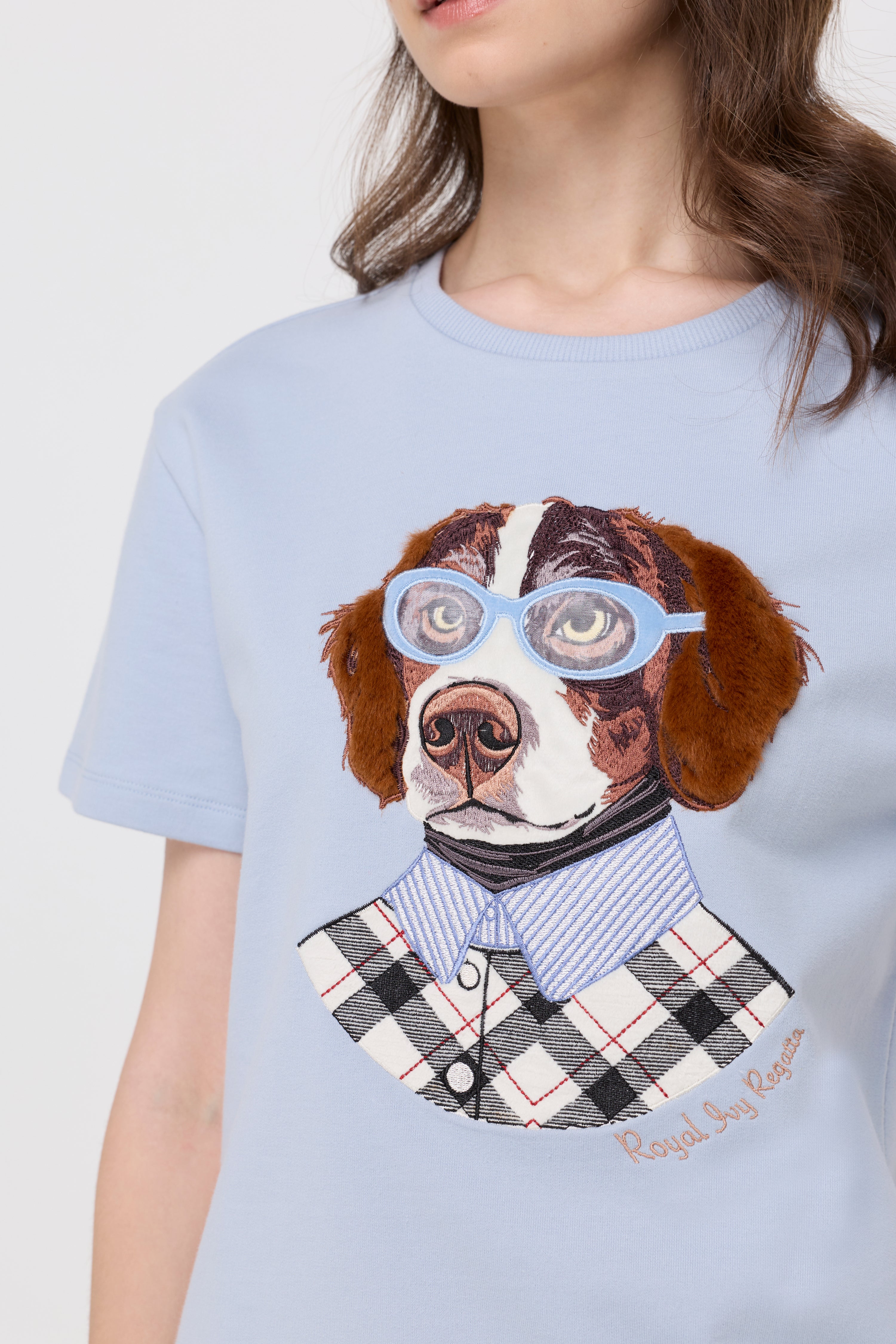 PREPSTER DOG GRAPHIC FRENCH TERRY T-SHIRT