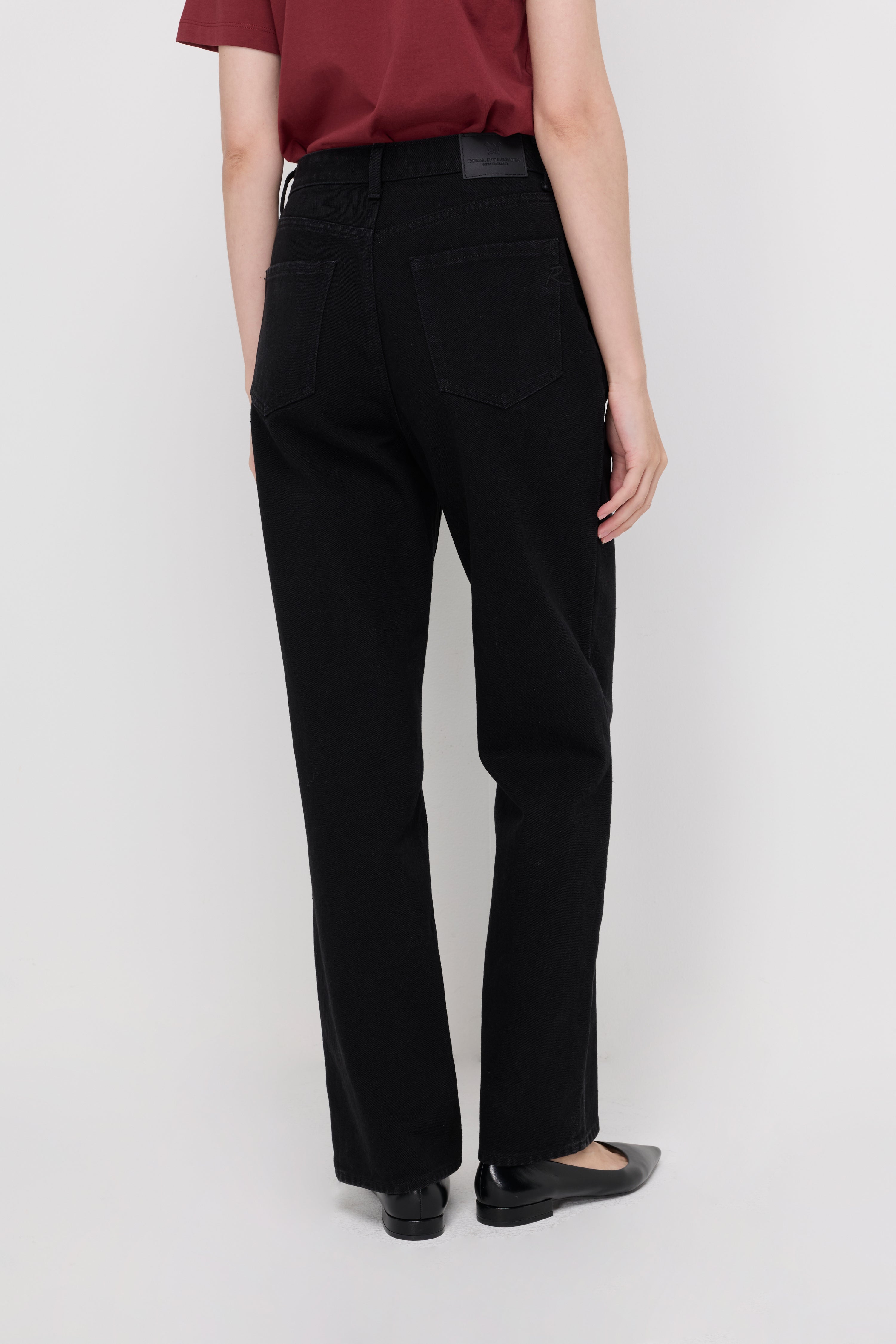 CHARLOTTE STRAIGHT-LEG DENIM JEANS