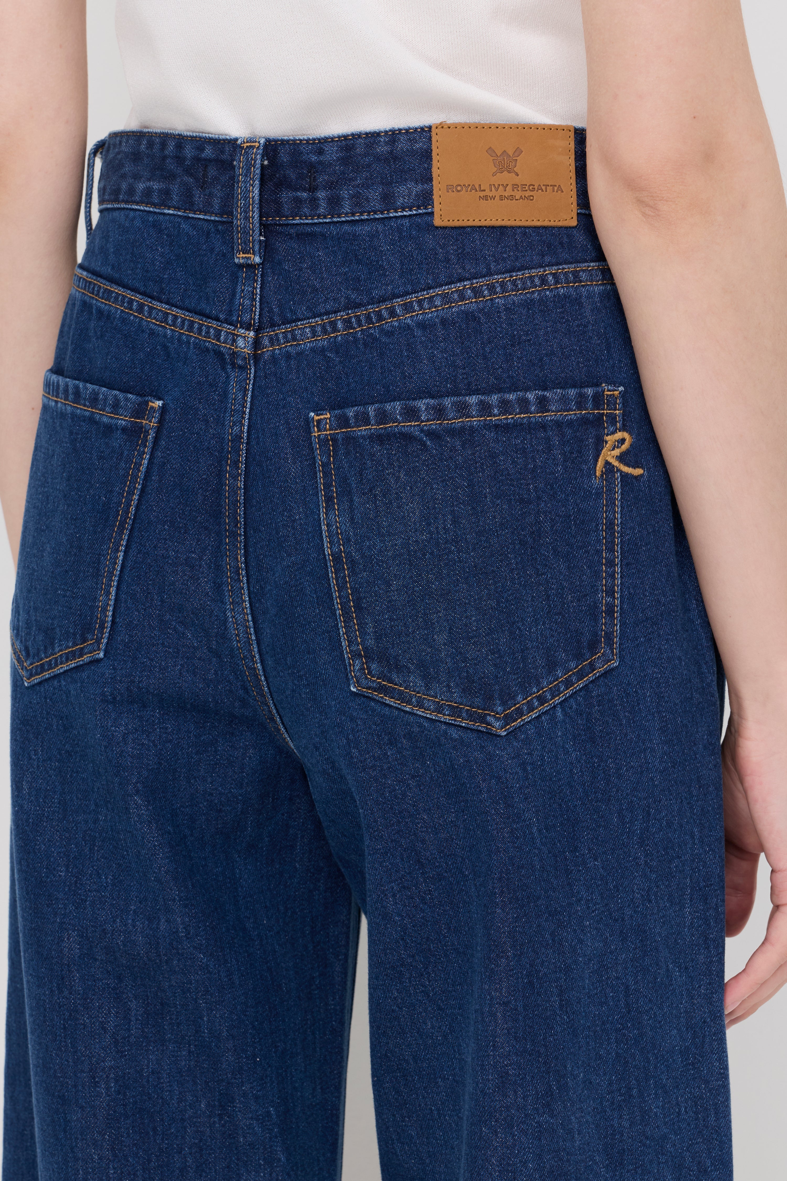 VICTORIA WIDE-LEG DENIM JEANS