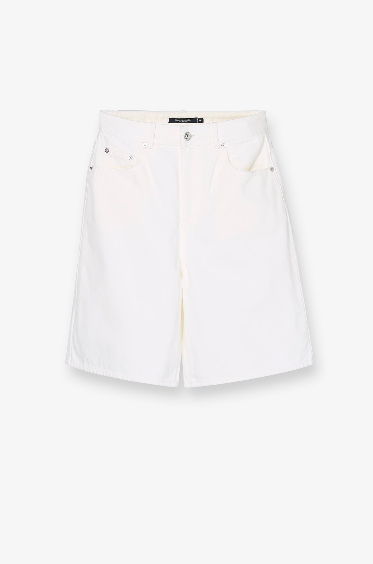 HIGH-RISE TAILORED BERMUDA SHORTS