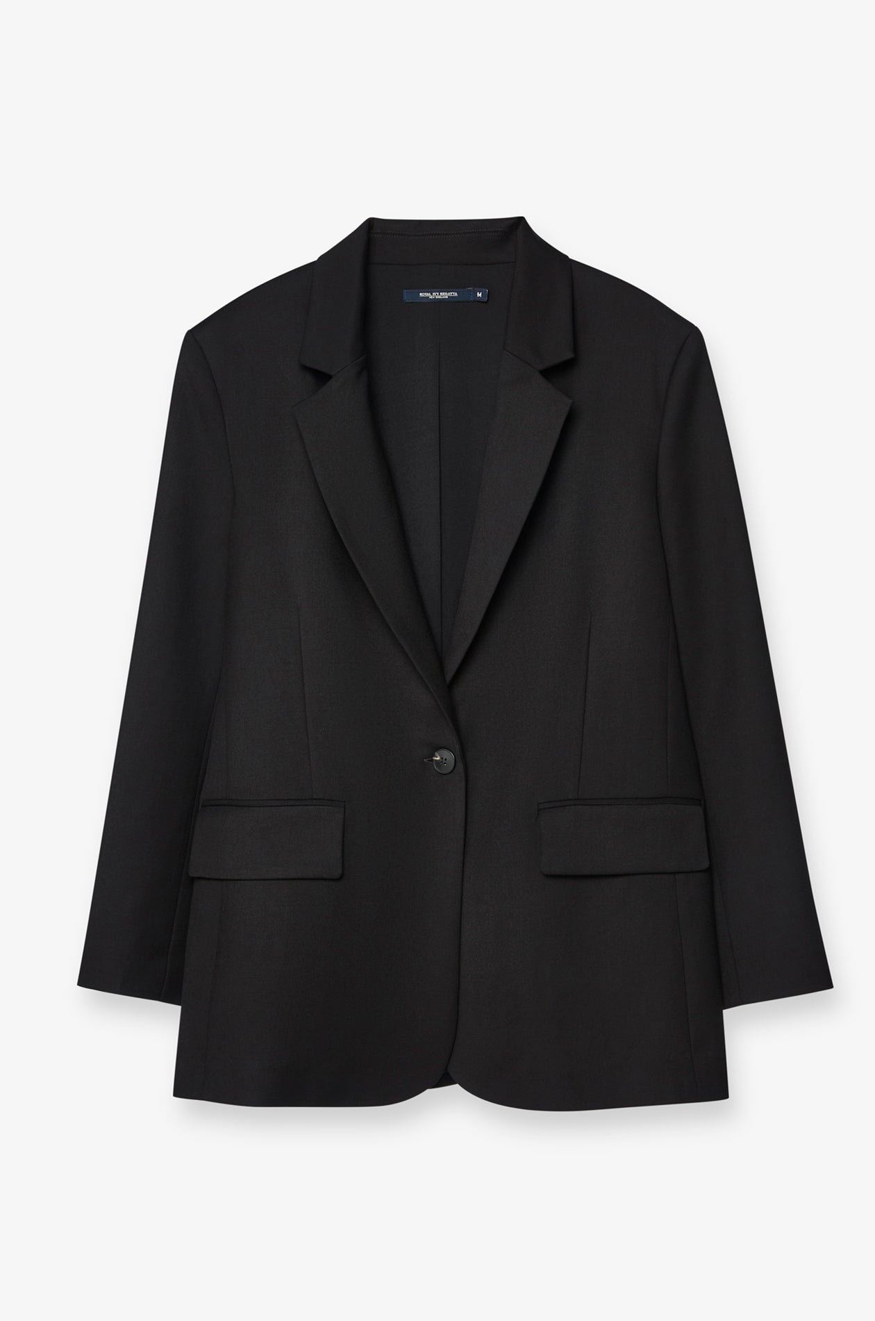 SINGLE BUTTON TAILORED BLAZER