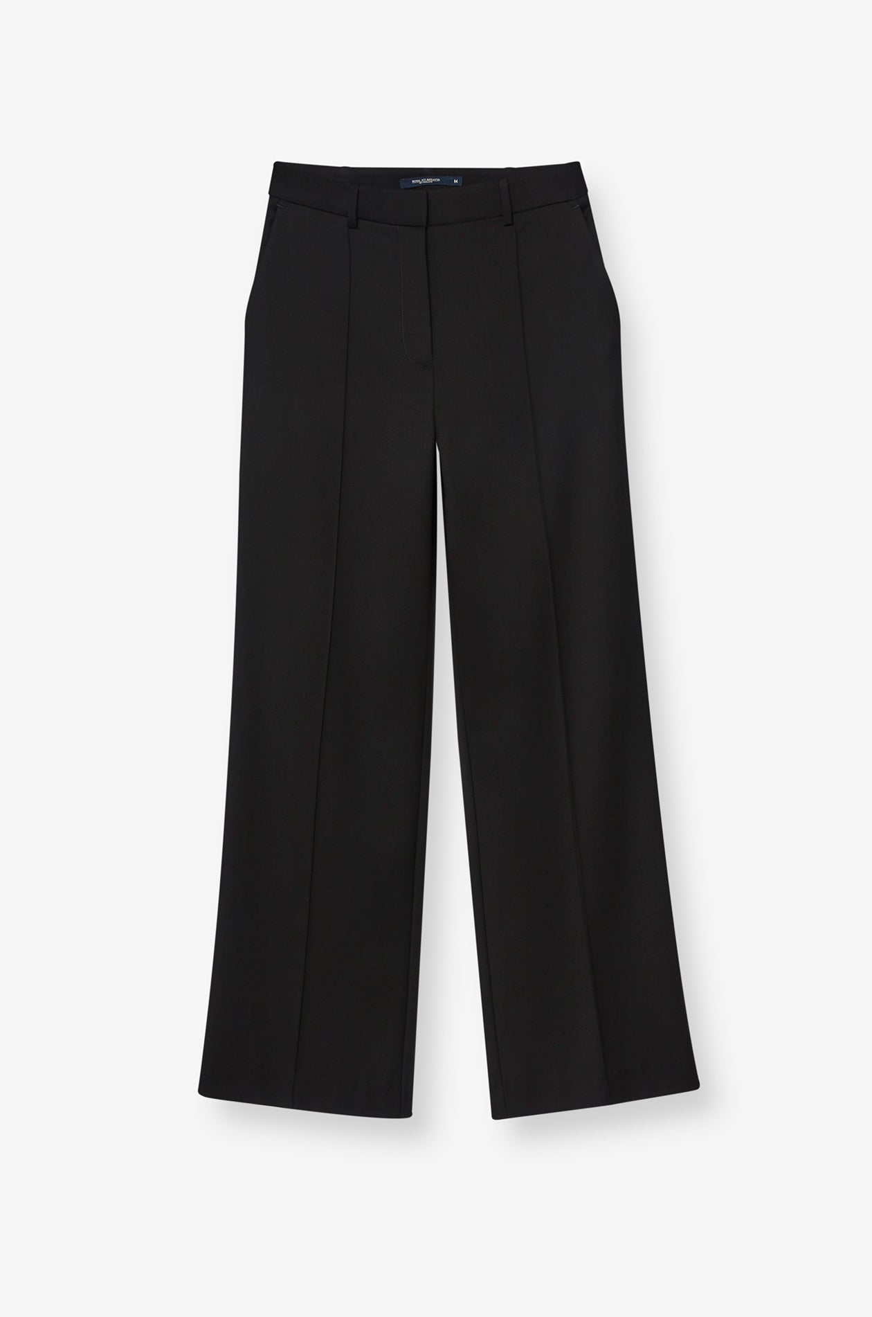 TAILORED PLEATED STRAIGHT-LEG TROUSERS