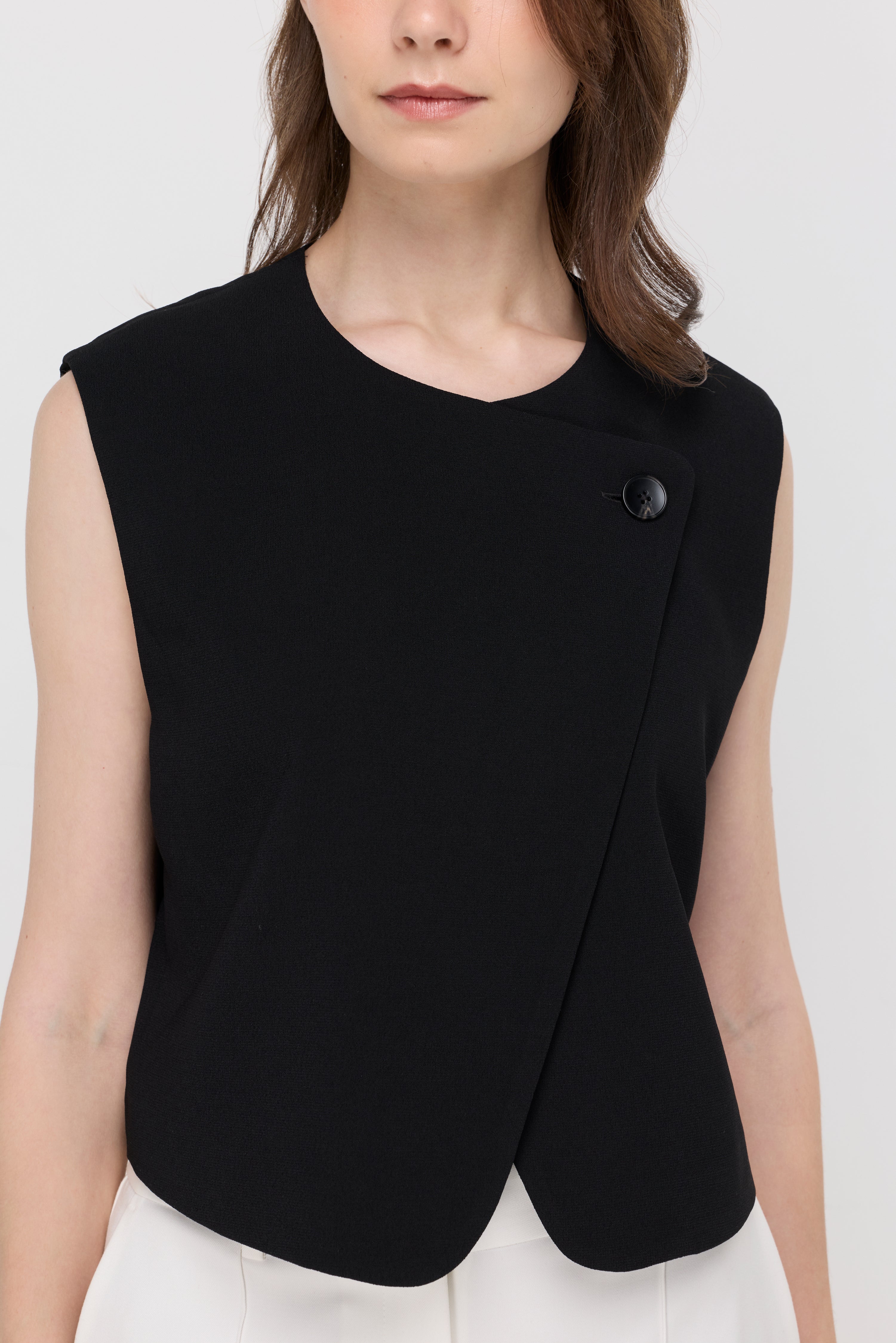 ARDEN WRAP-FRONT VEST