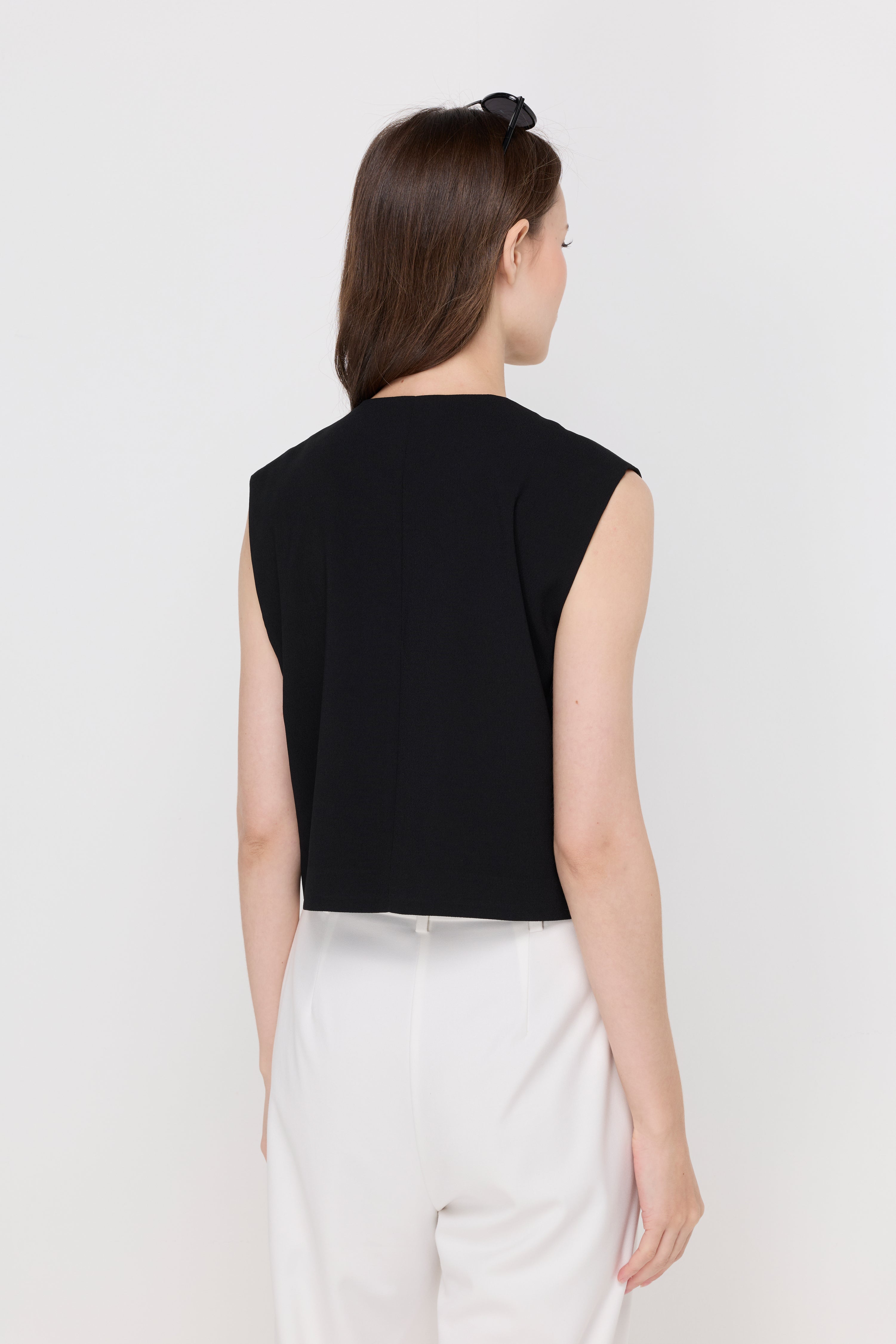 ARDEN WRAP-FRONT VEST