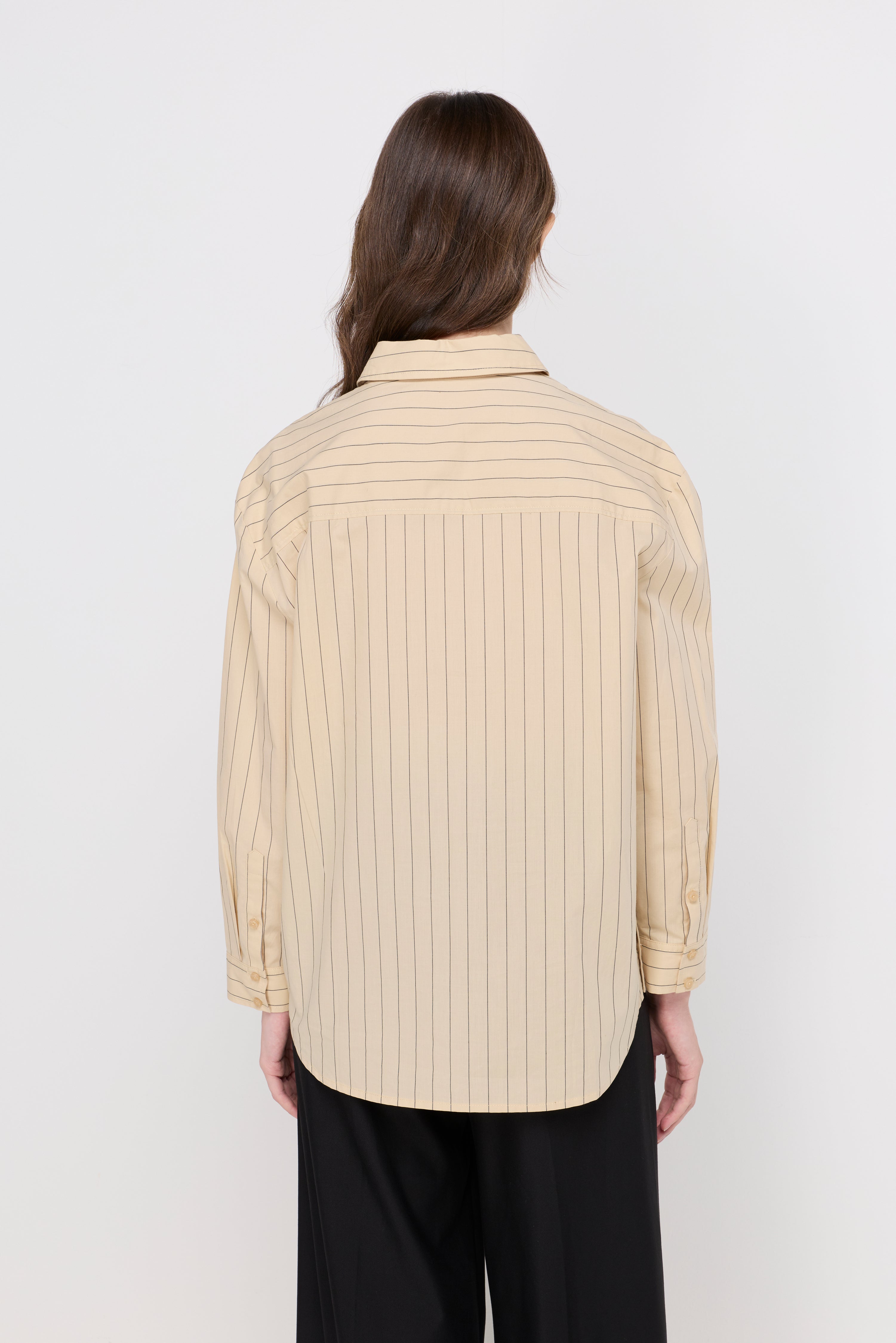 CAMILLE STRIPED COTTON SHIRT