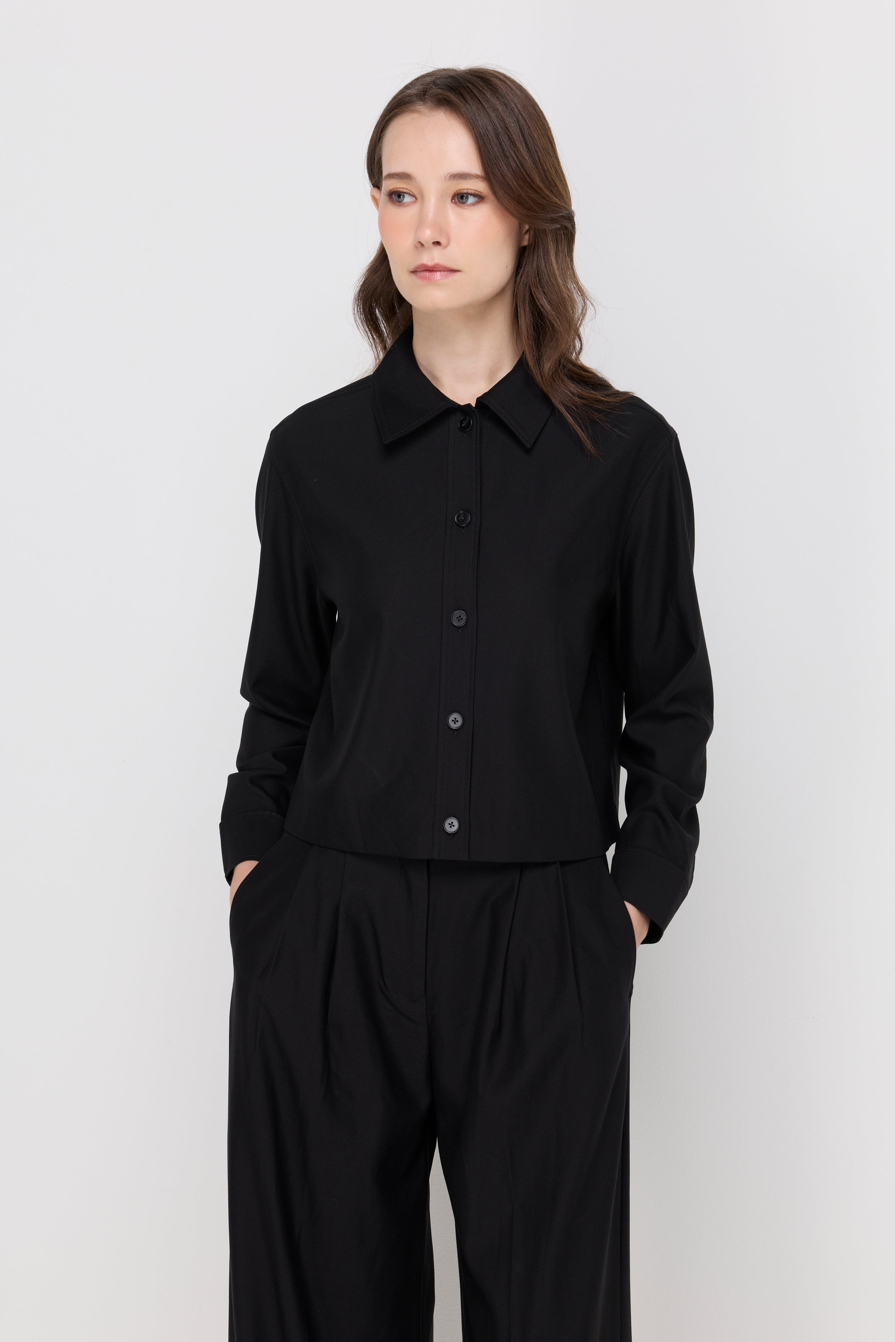 MODERN CROPPED SHIRT