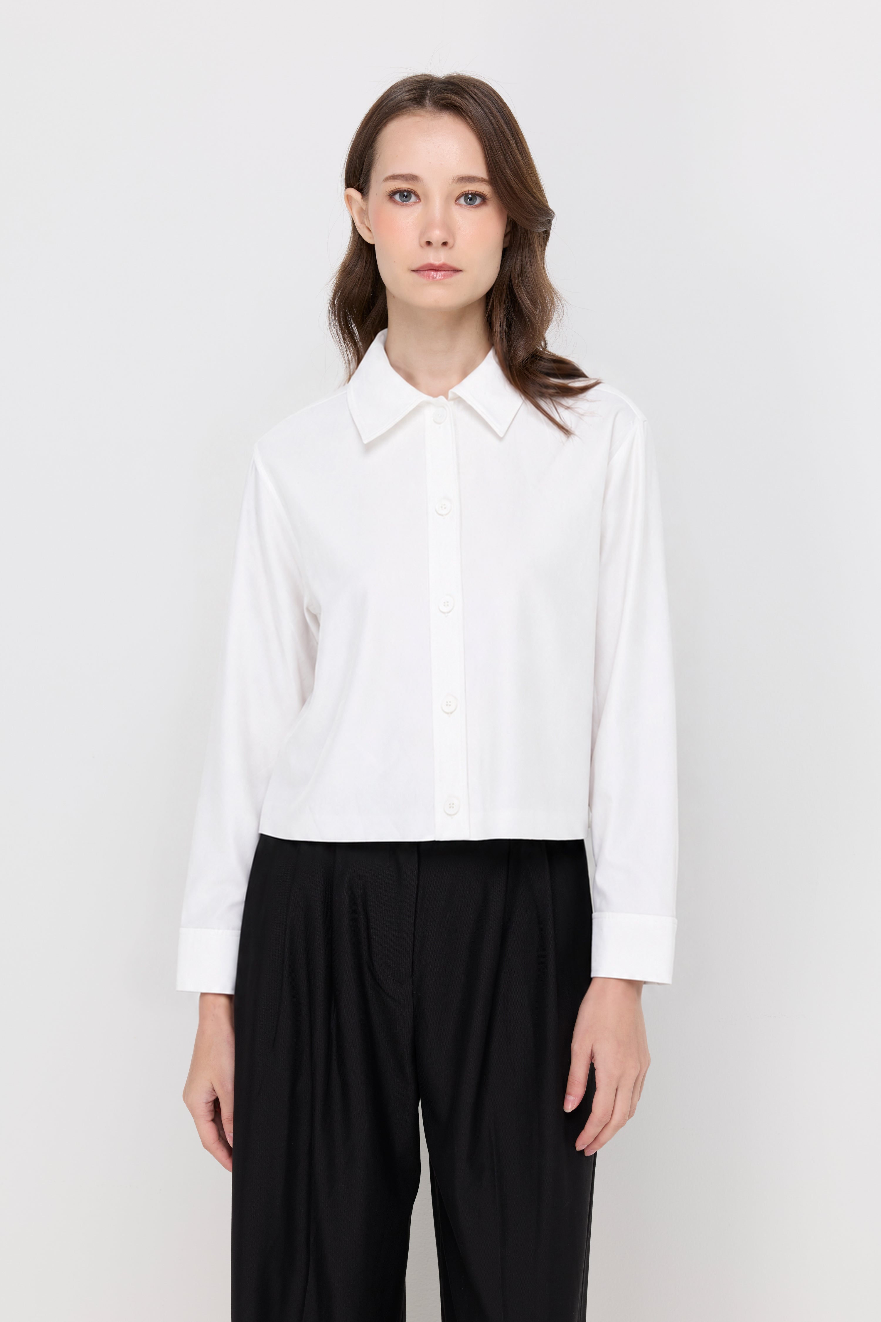 MODERN CROPPED SHIRT