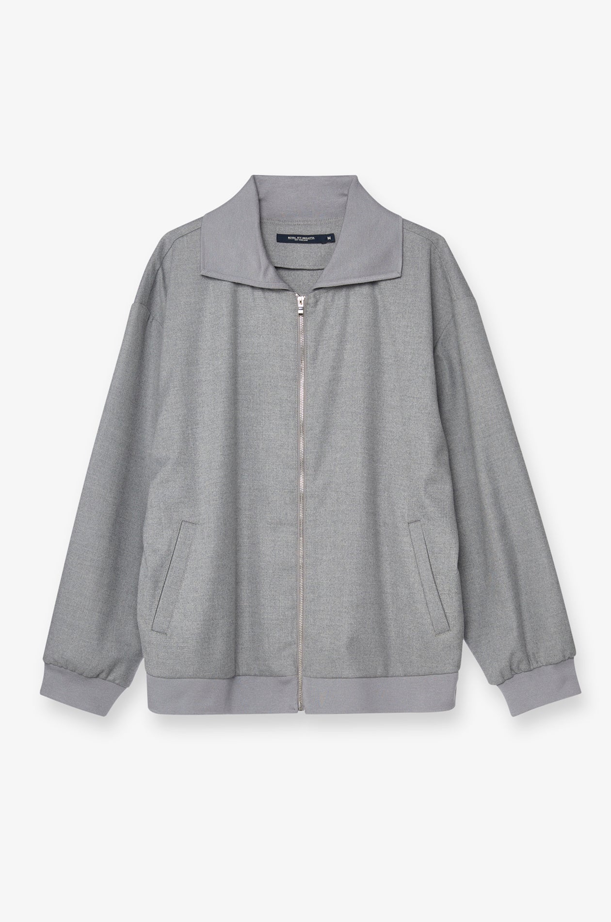 HOODED ZIP-FRONT TRACK JACKET