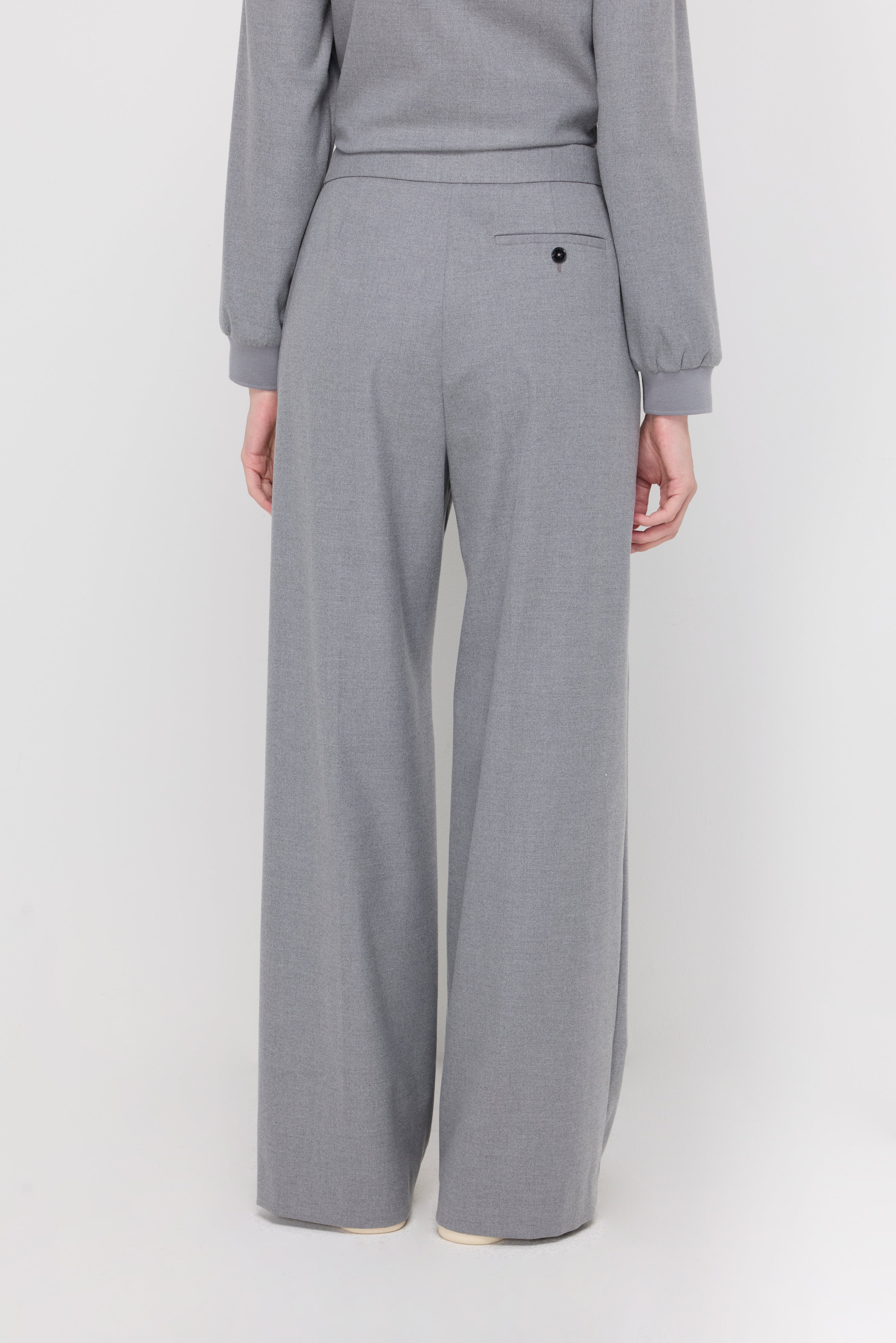 WIDE-LEG TRACK TROUSERS