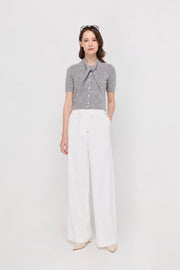 MINIMALIST WIDE-LEG PANTS