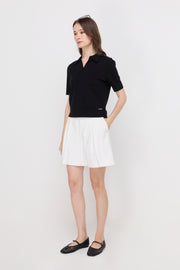 PLEATED TAILORED SHORTS