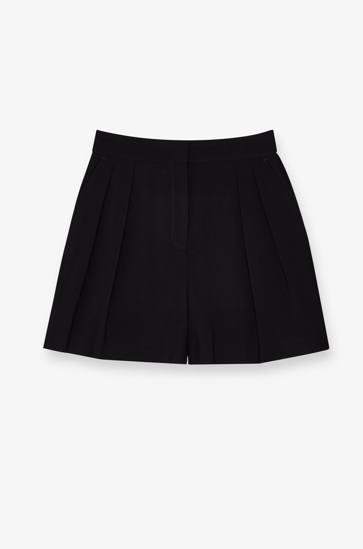 PLEATED TAILORED SHORTS