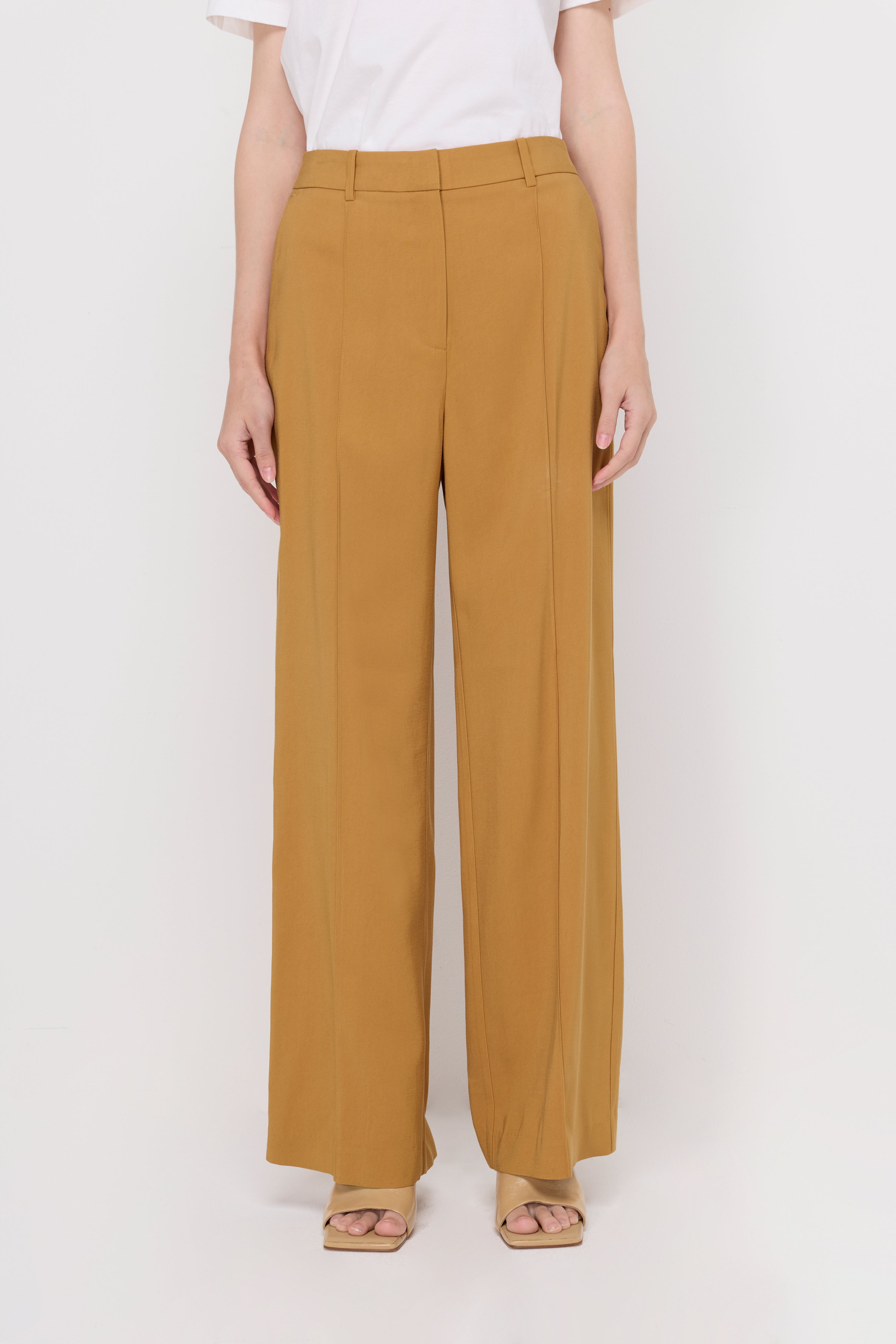 TAILORED WIDE-LEG TROUSERS