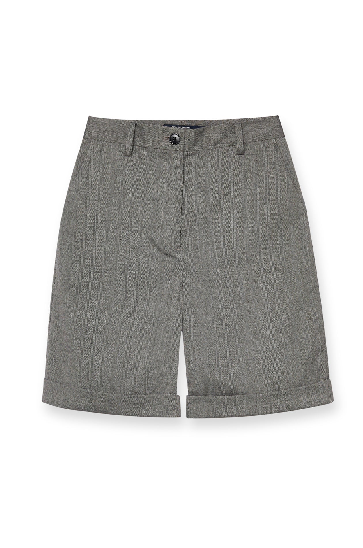 HERRINGBONE TAILORED BERMUDA SHORTS
