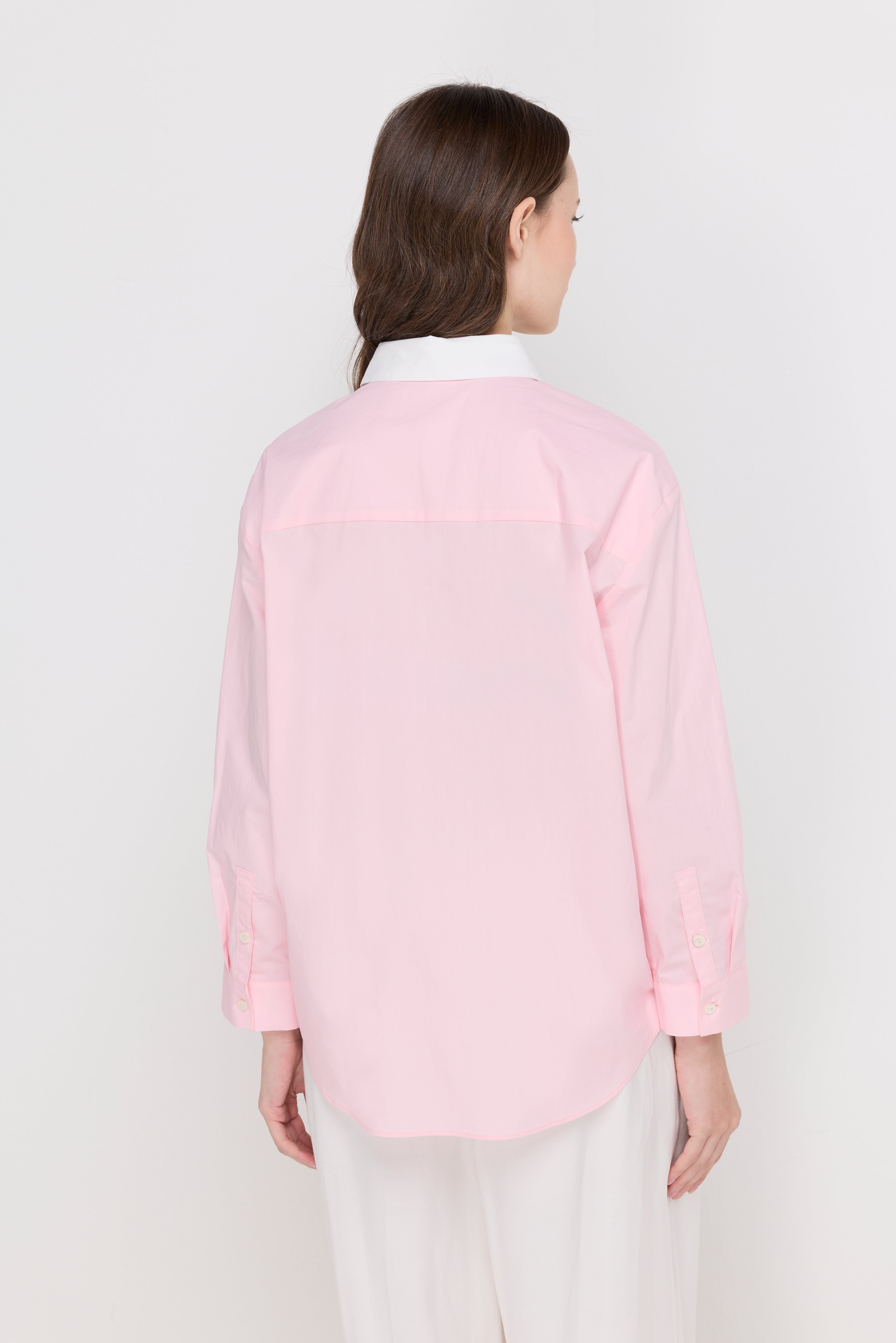 SIGNATURE CONTRAST COLLAR SHIRT