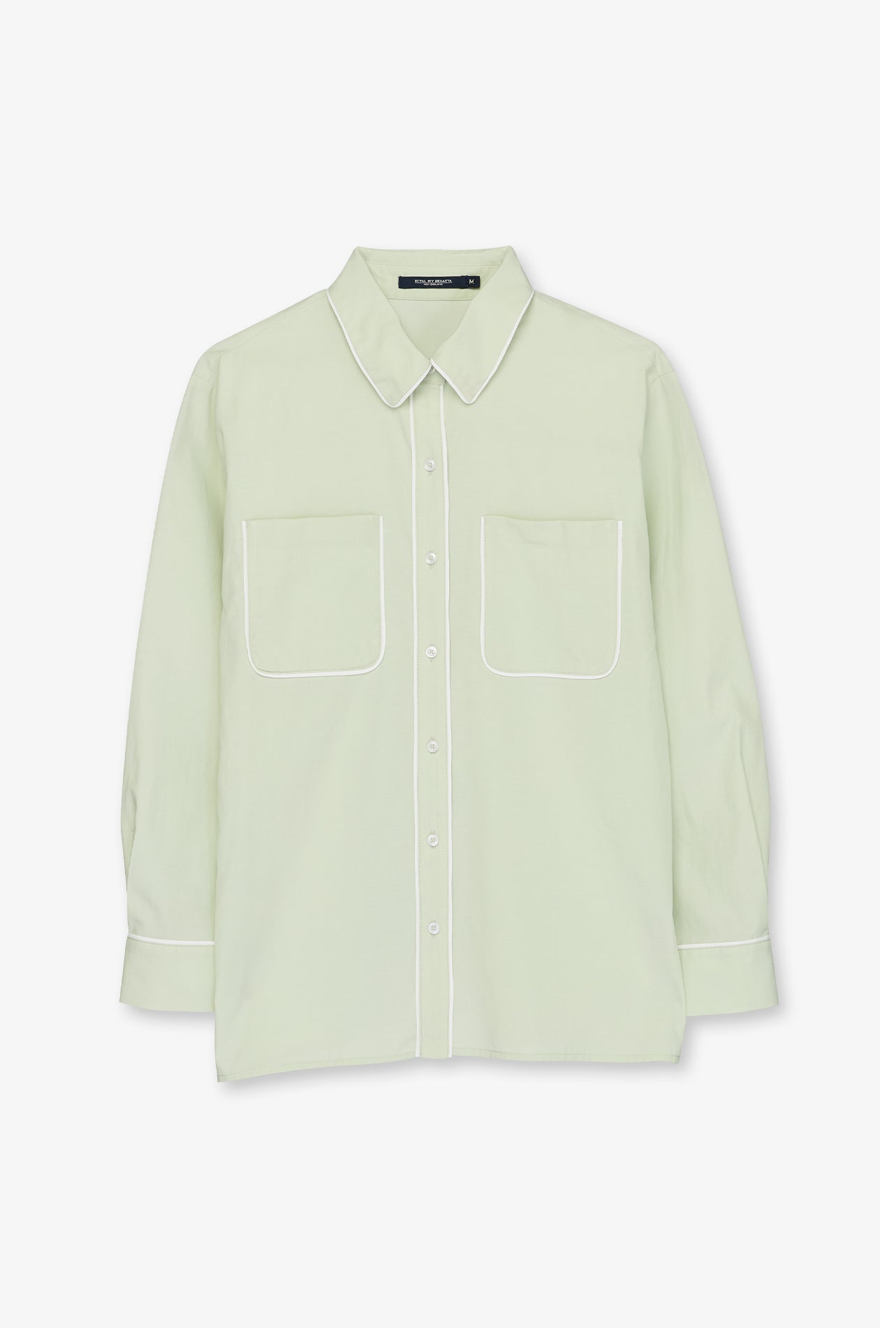 CONTRAST PIPING POCKET SHIRT