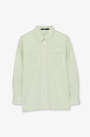 CONTRAST PIPING POCKET SHIRT