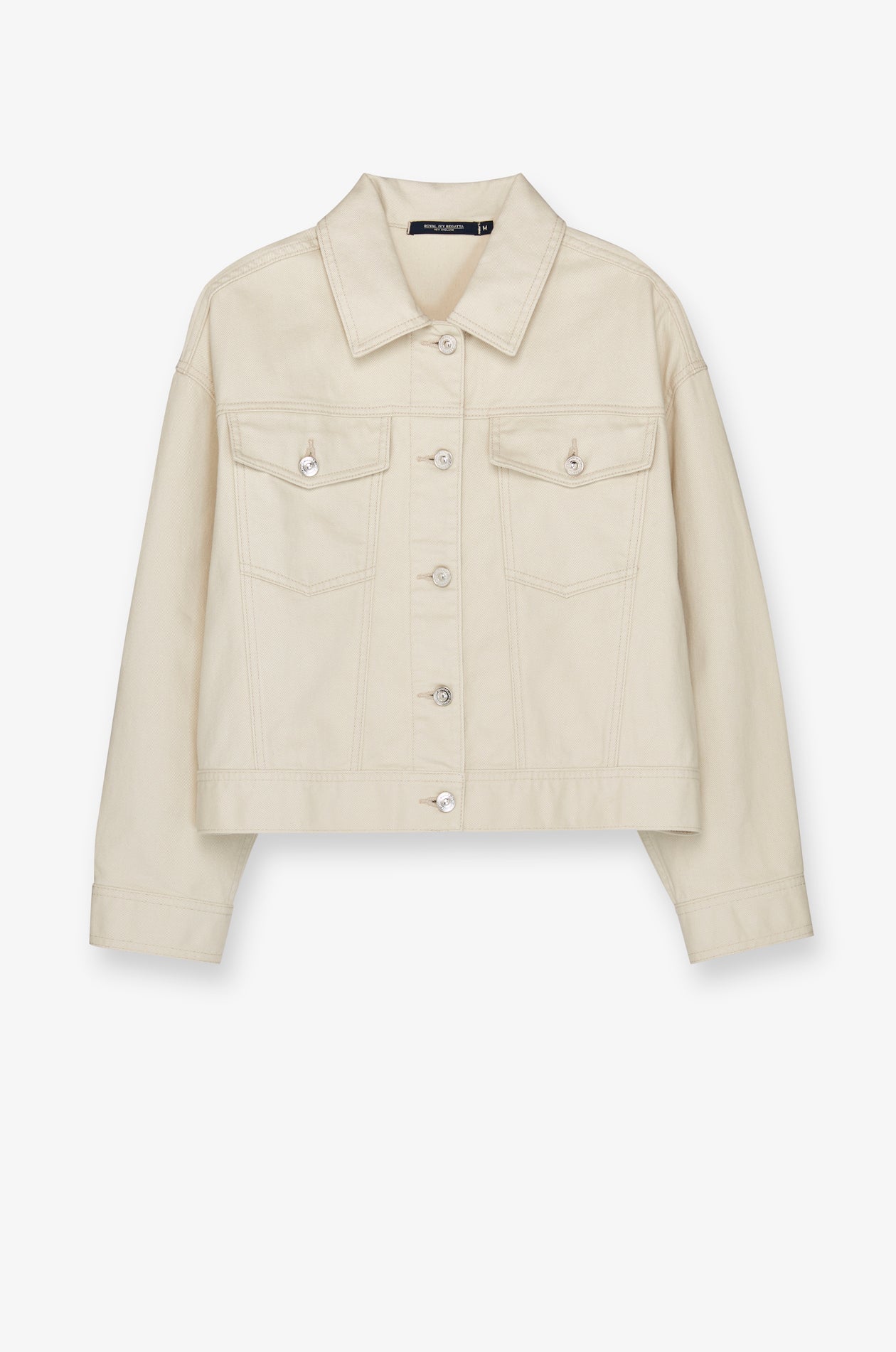 ECRU DENIM TRUCKER JACKET