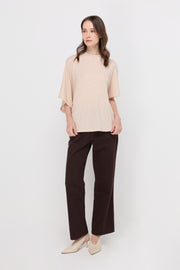 HIGH-RISE WIDE-LEG DENIM TROUSERS