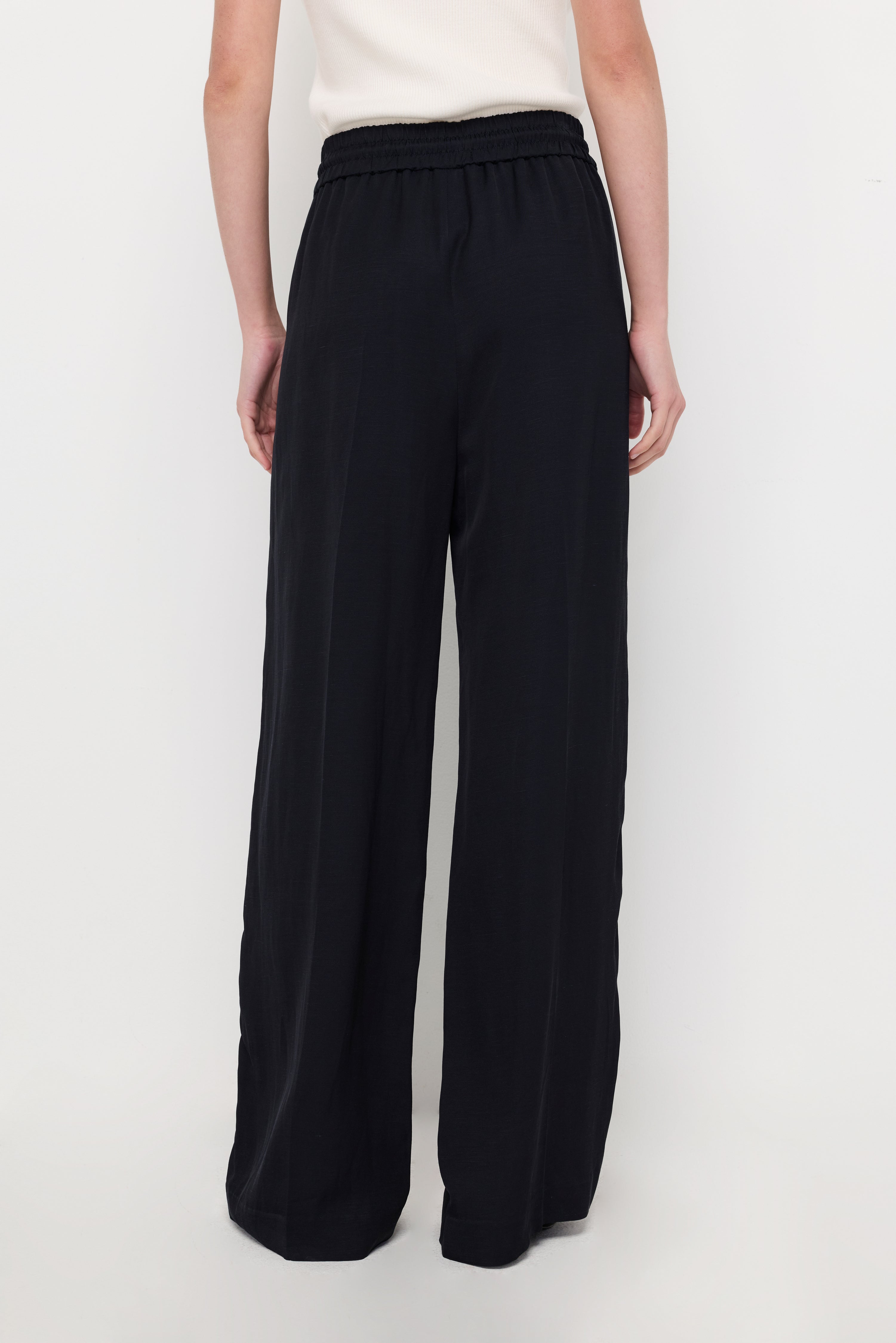 RELAXED FIT DRAWSTRING TROUSERS