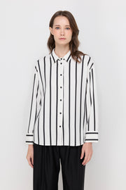 STRIPED BUTTON-DOWN SHIRT