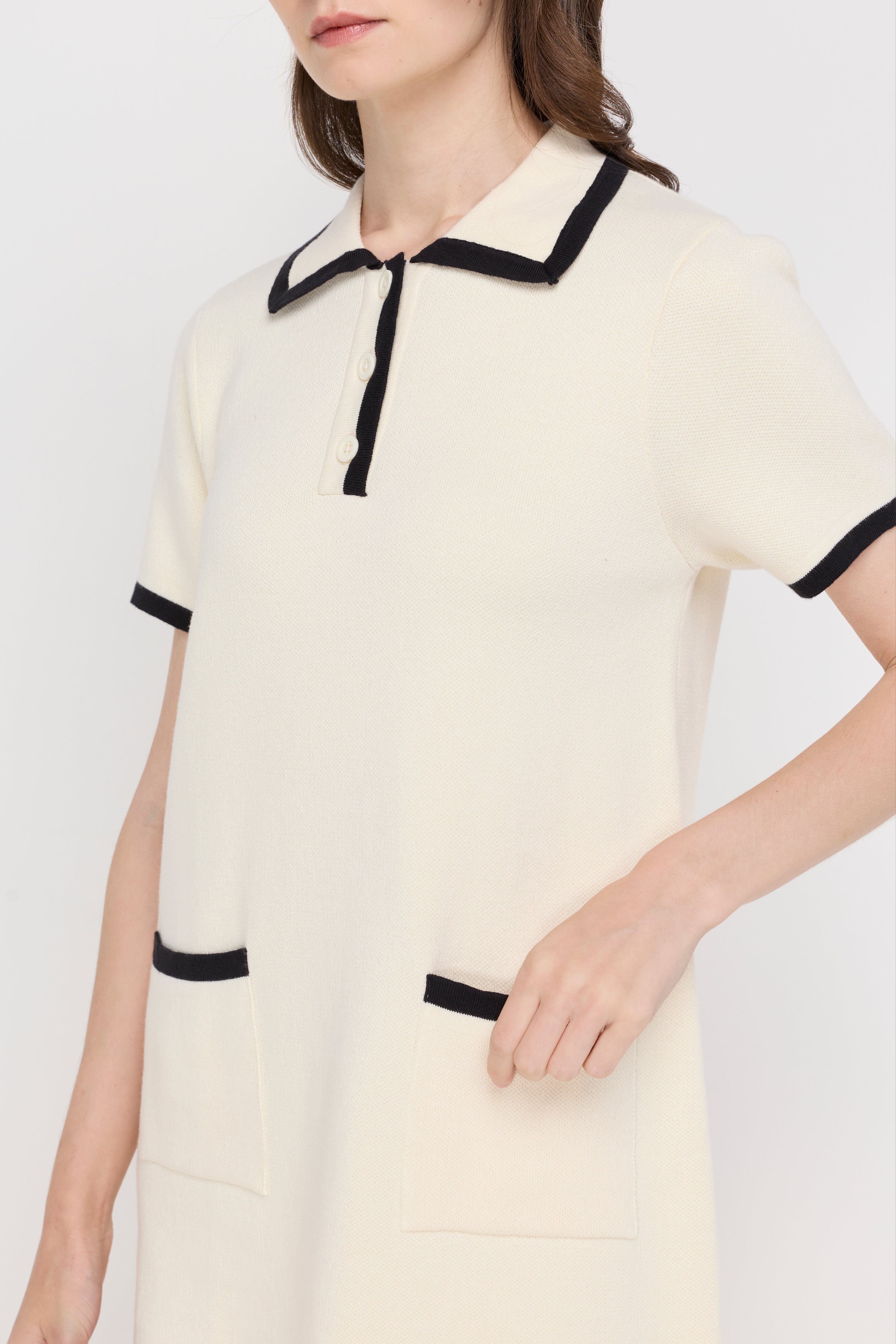 POCKET DETAIL KNIT DRESS