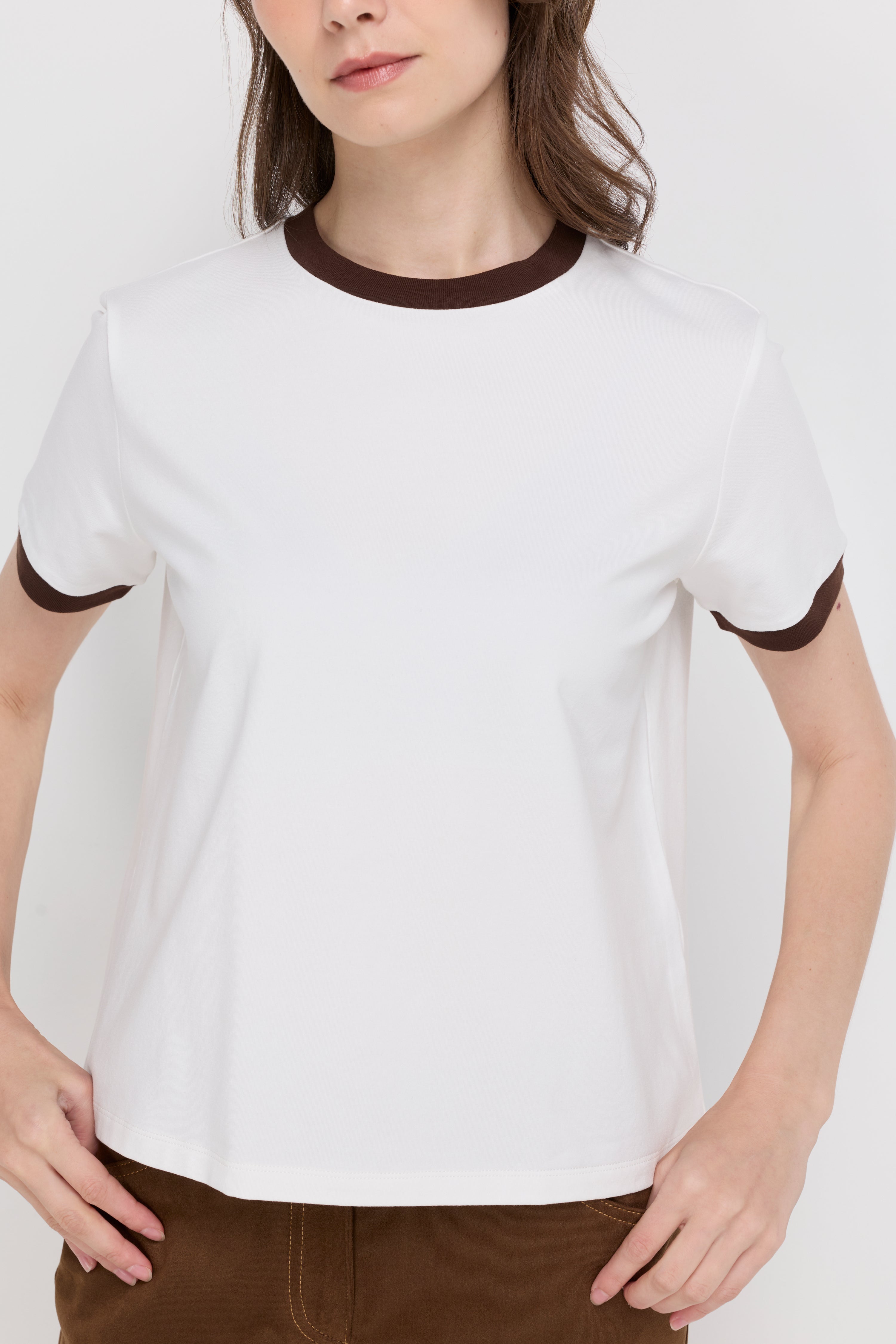 CLASSIC CONTRAST TRIM TEE