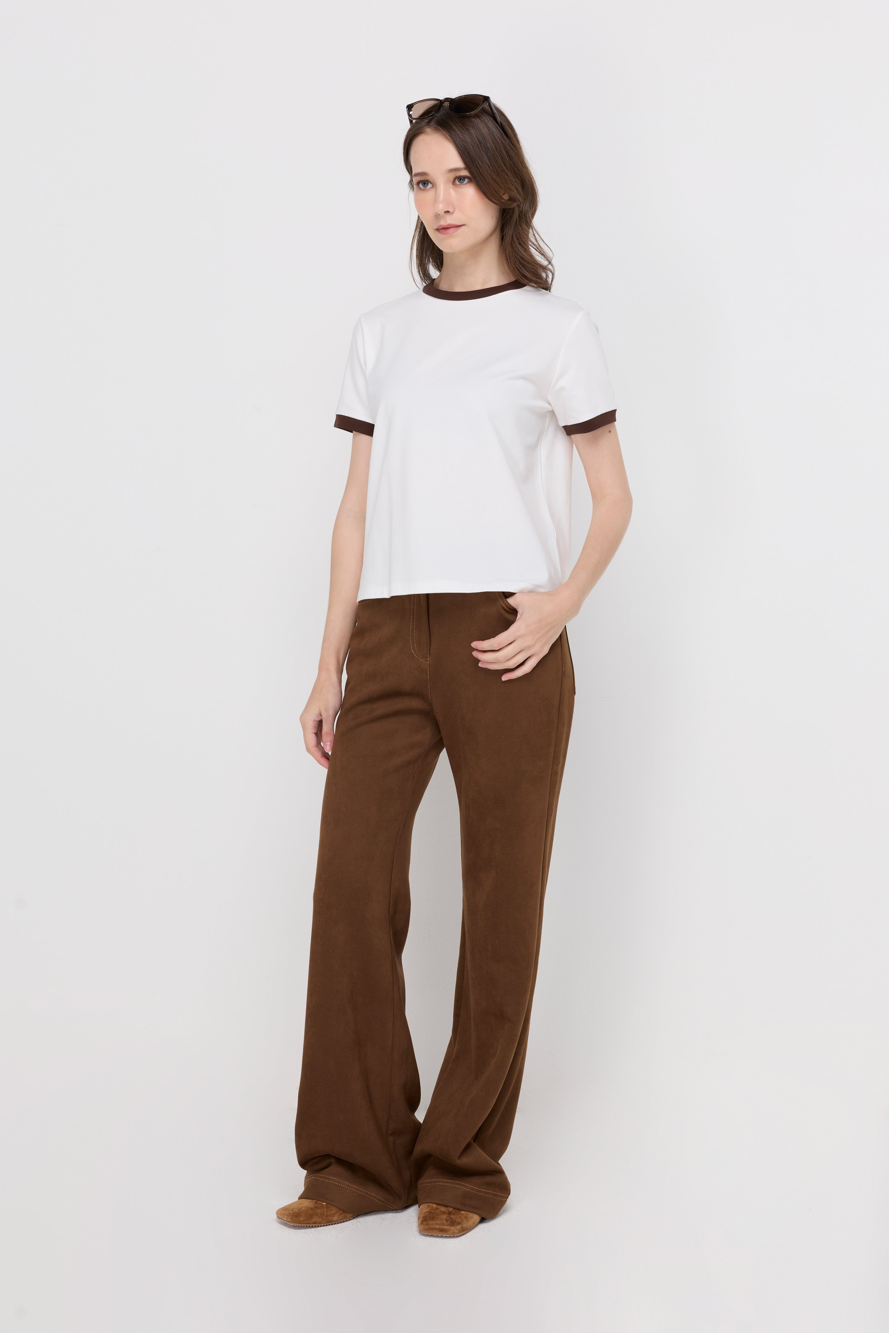 CLASSIC CONTRAST TRIM TEE
