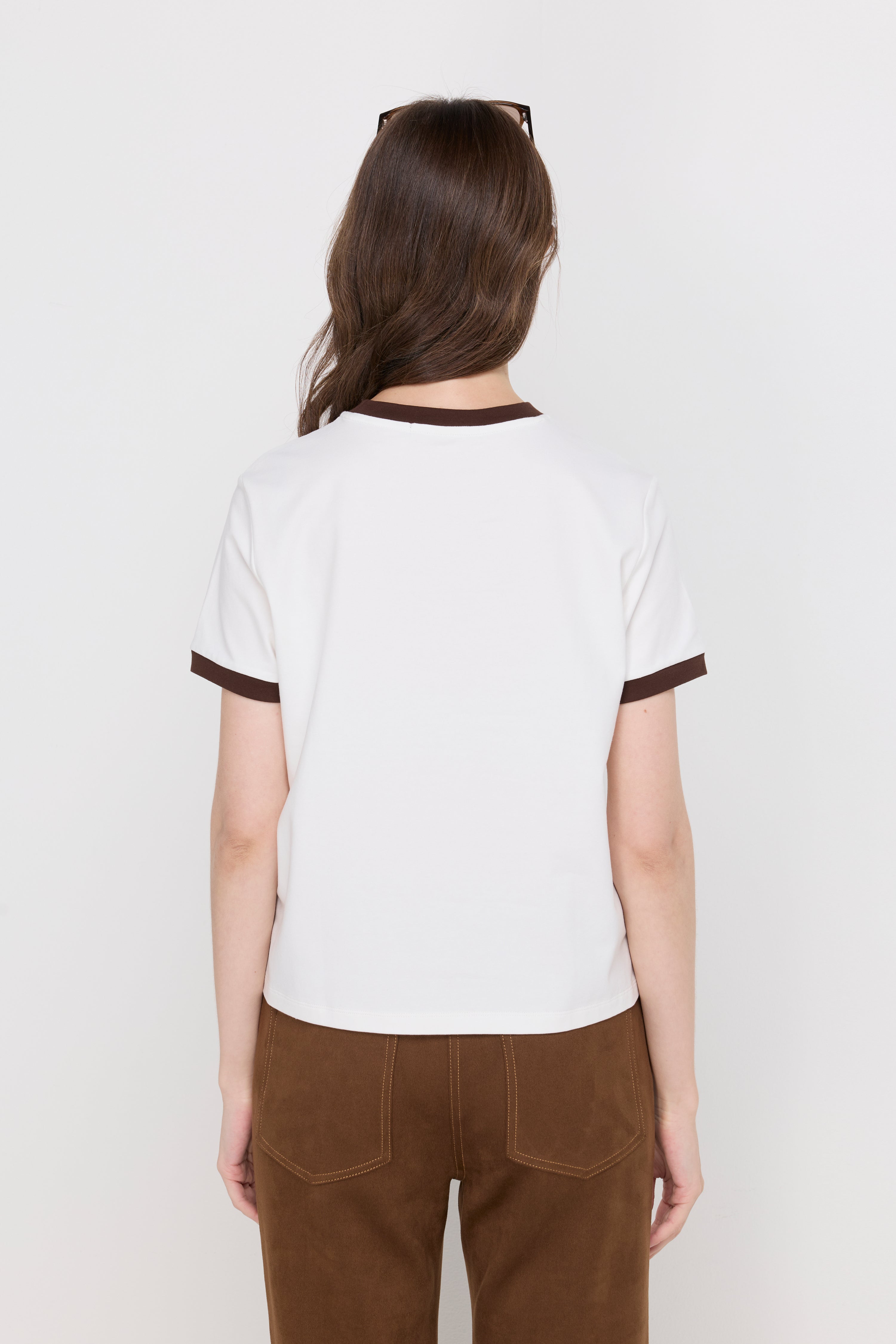 CLASSIC CONTRAST TRIM TEE
