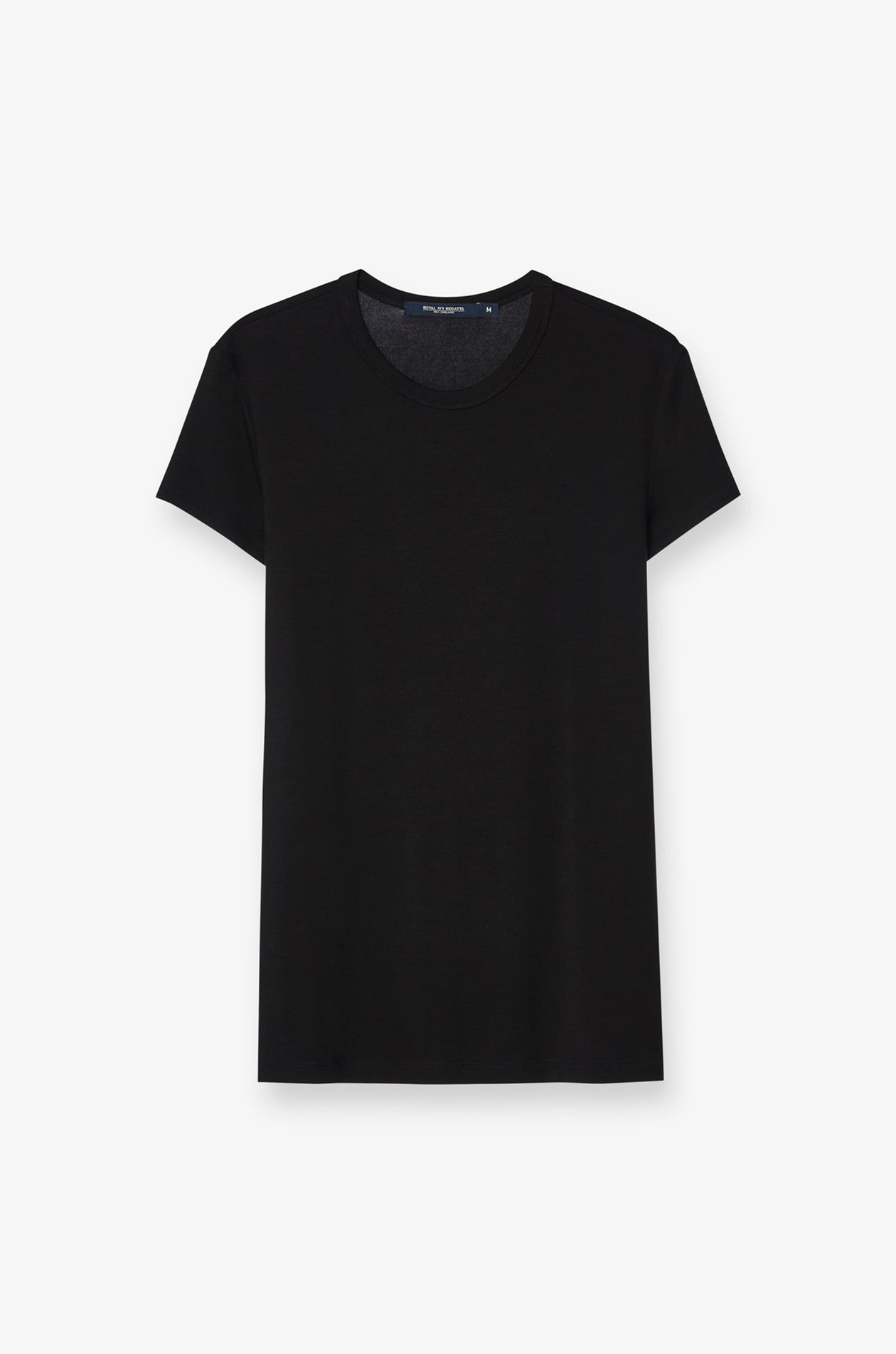 TEXTURED KNIT CREW NECK T-SHIRT