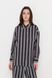 BOLD VERTICAL STRIPE SHIRT