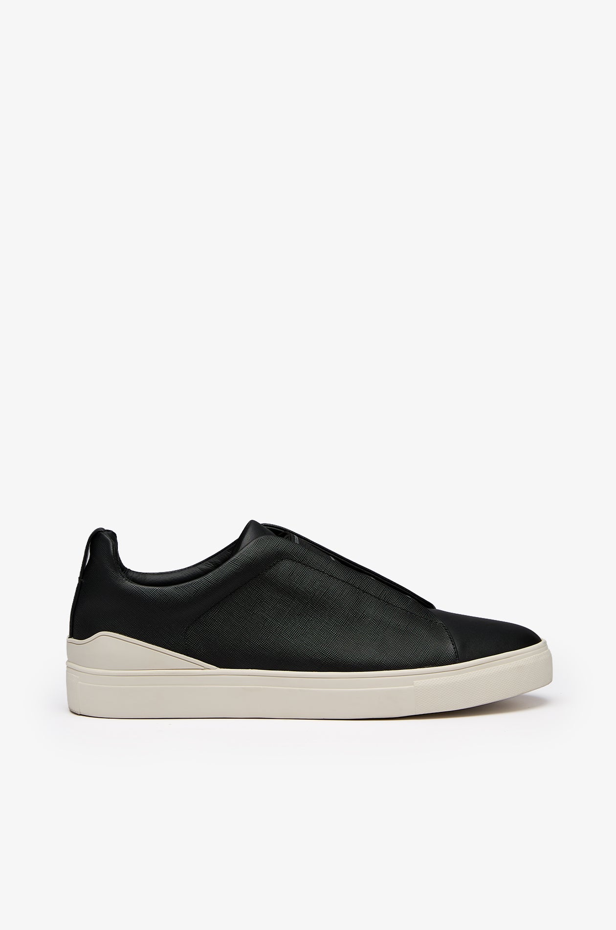 SAFFIANO NAPPA LEATHER SLIP-ON SNEAKERS