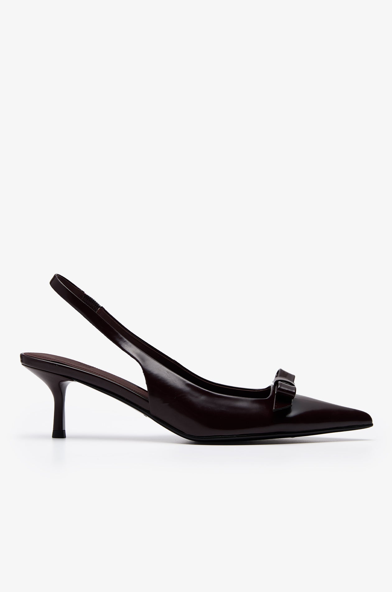 ELEGANT BOW SLINGBACK PUMPS