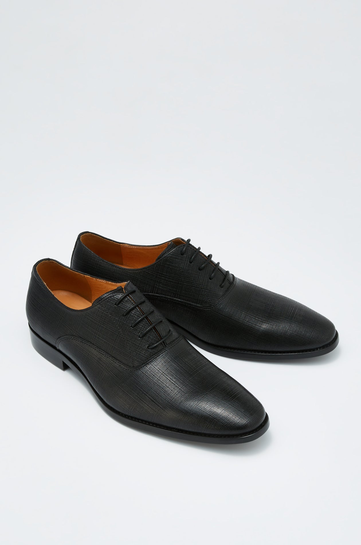 SAFFIANO LEATHER OXFORD SHOES