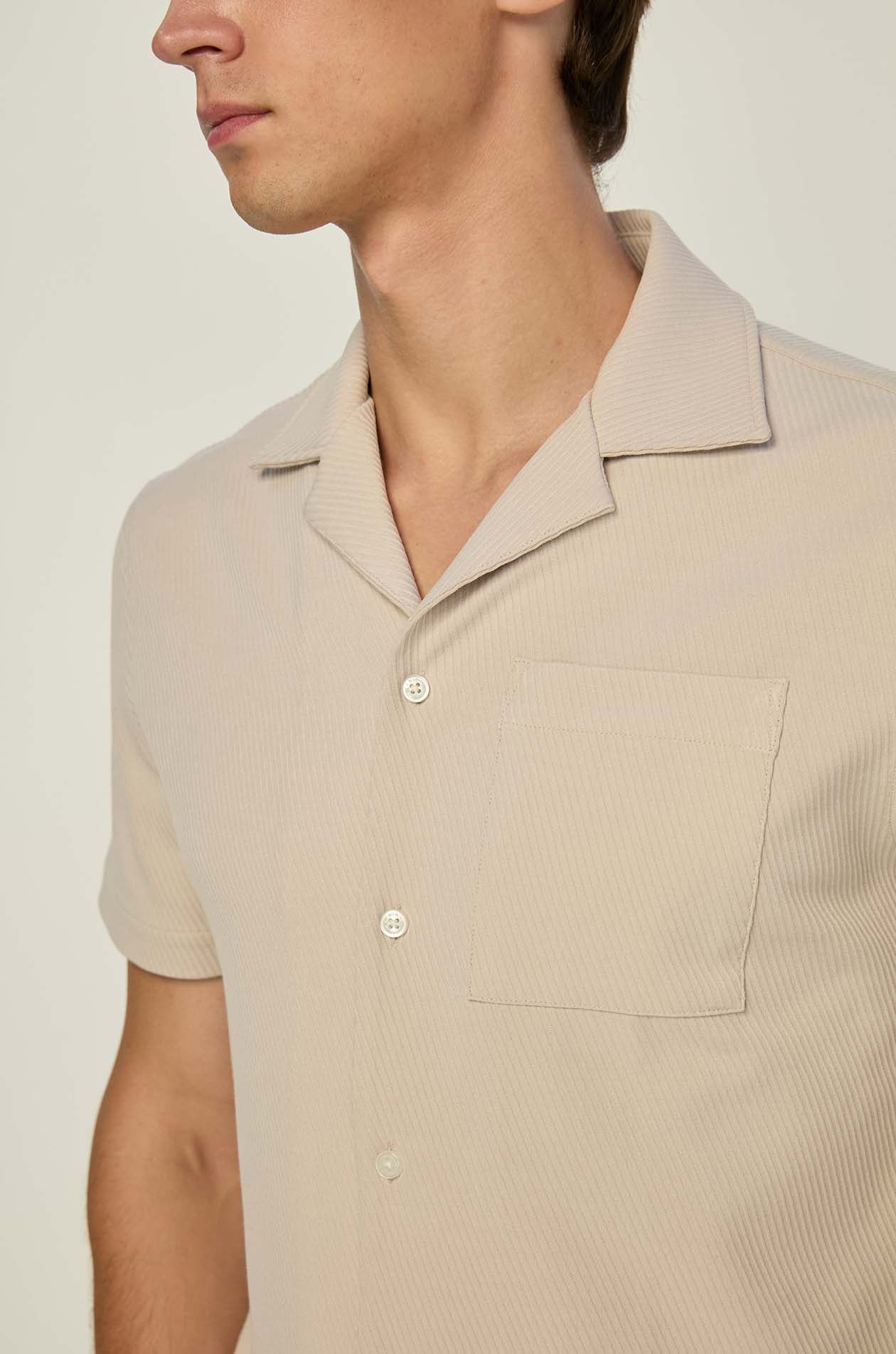 TWILL MONOGRAM PRINTED SHIRT