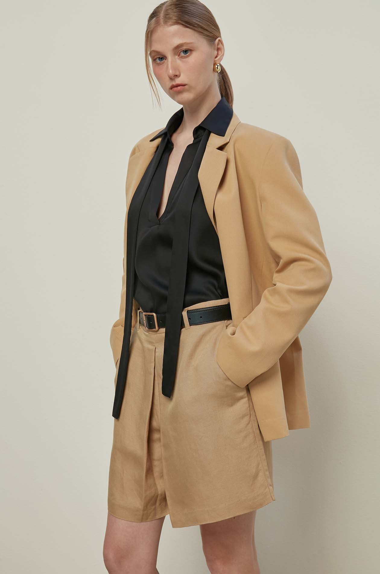 TIE STRAP BLOUSE