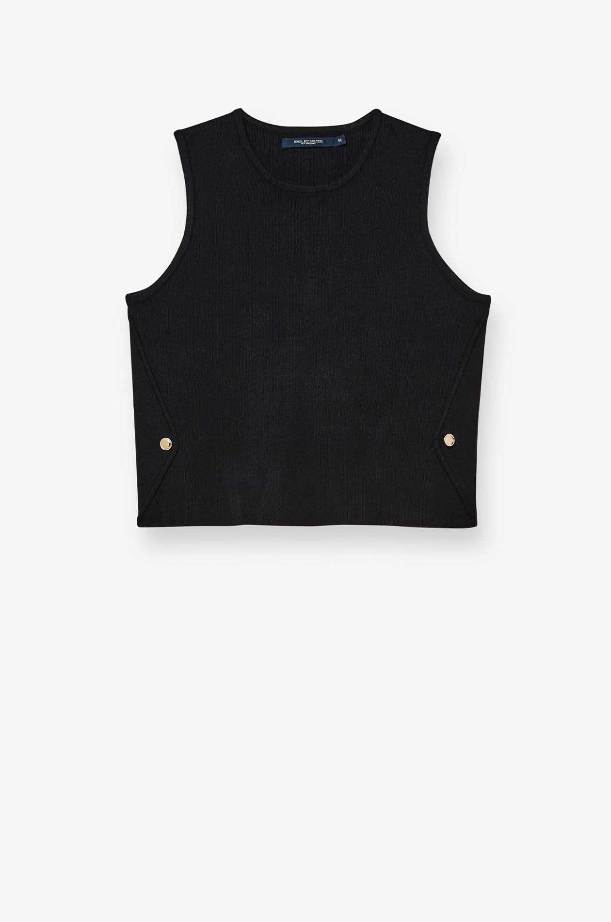 SLEVELESS KNITTED TOP