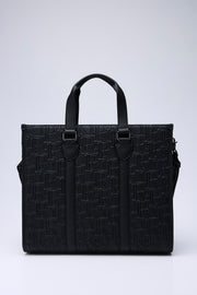 MONOGRAM EMBOSSED TOTE BAG