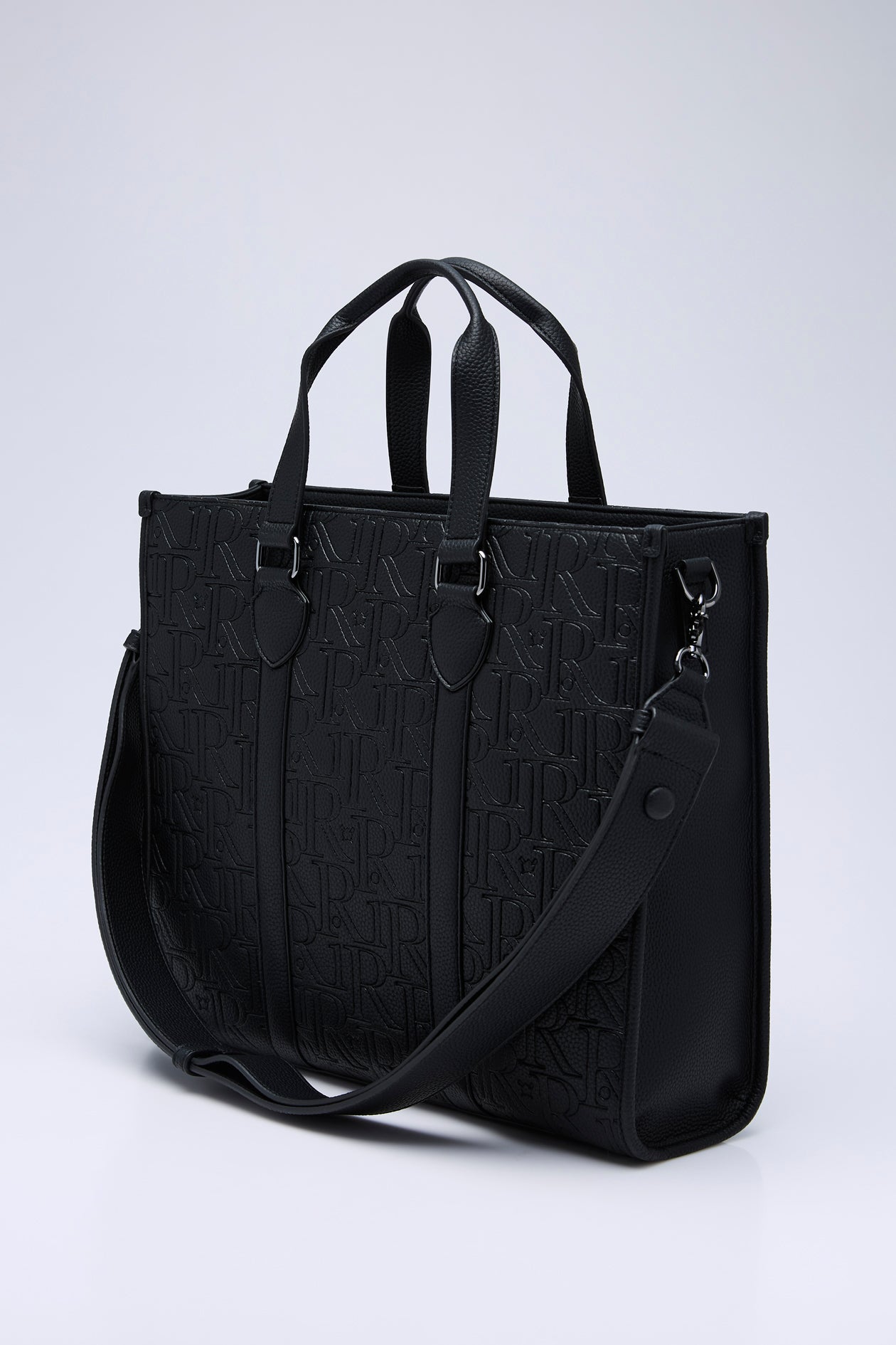 MONOGRAM EMBOSSED TOTE BAG