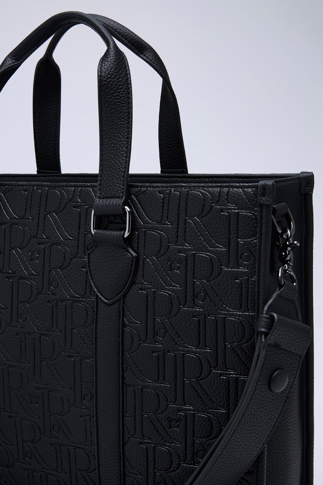 MONOGRAM EMBOSSED TOTE BAG