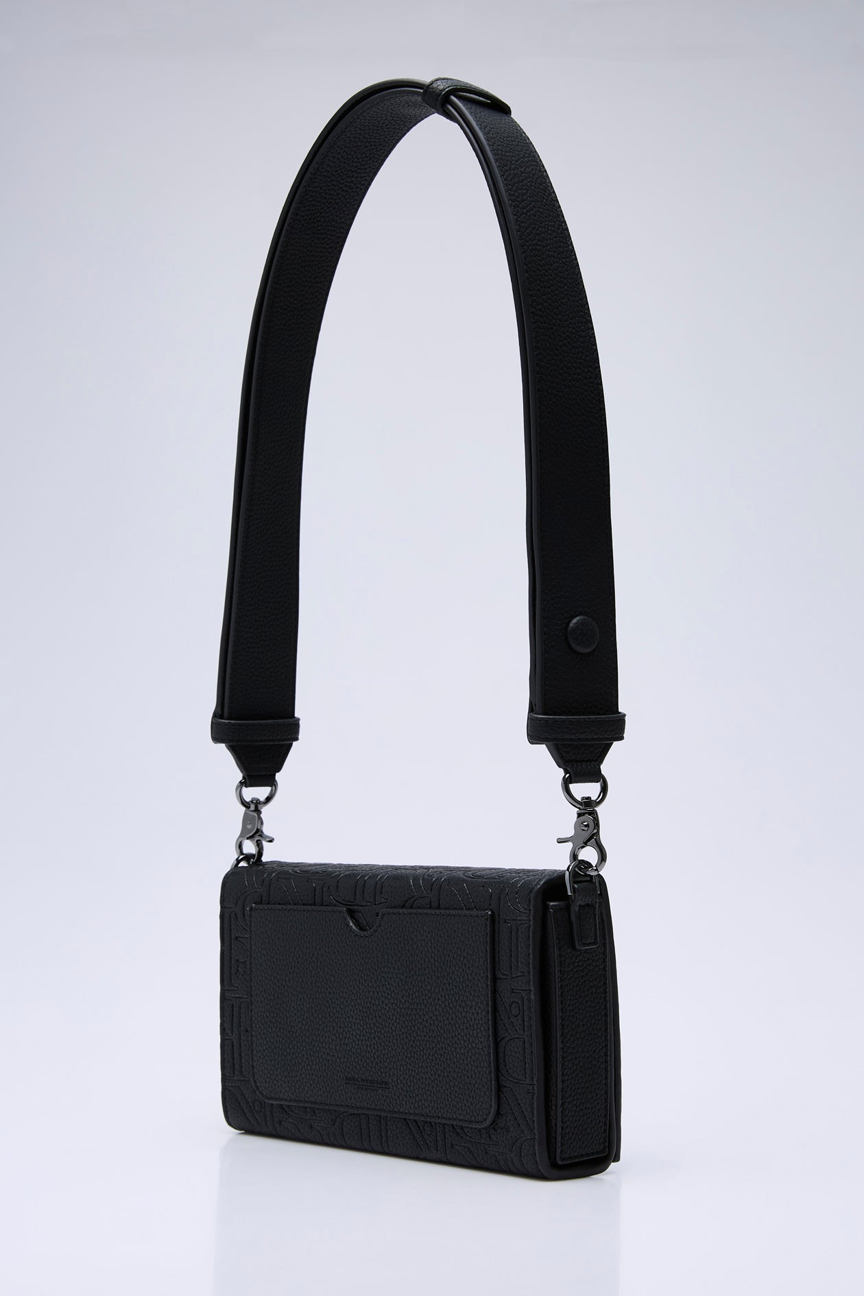 MONOGRAM EMBOSSED CROSSBODY