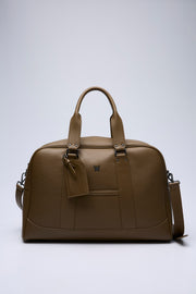 BEIGE DUFFLE BAG