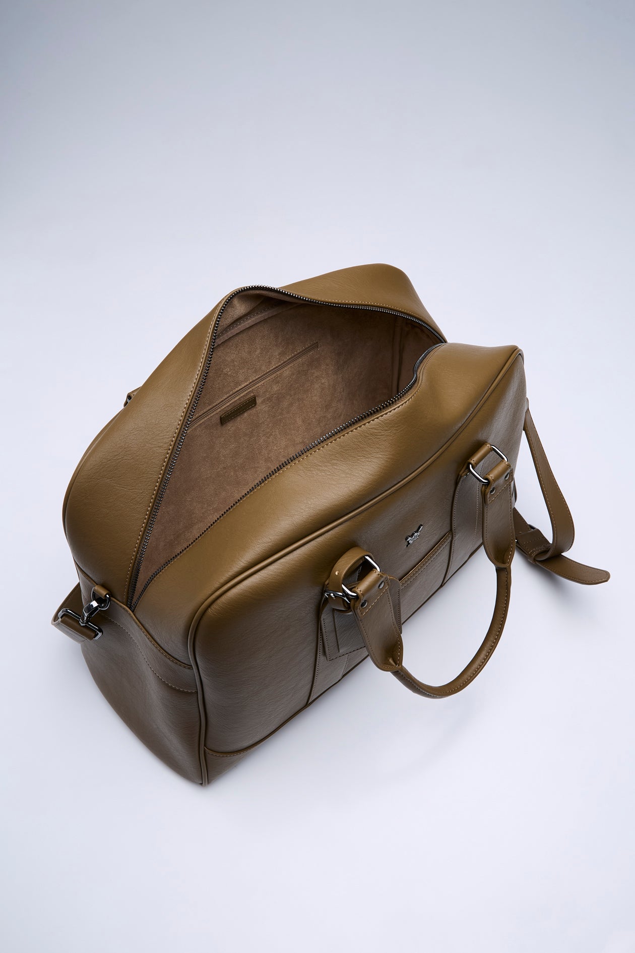 BEIGE DUFFLE BAG