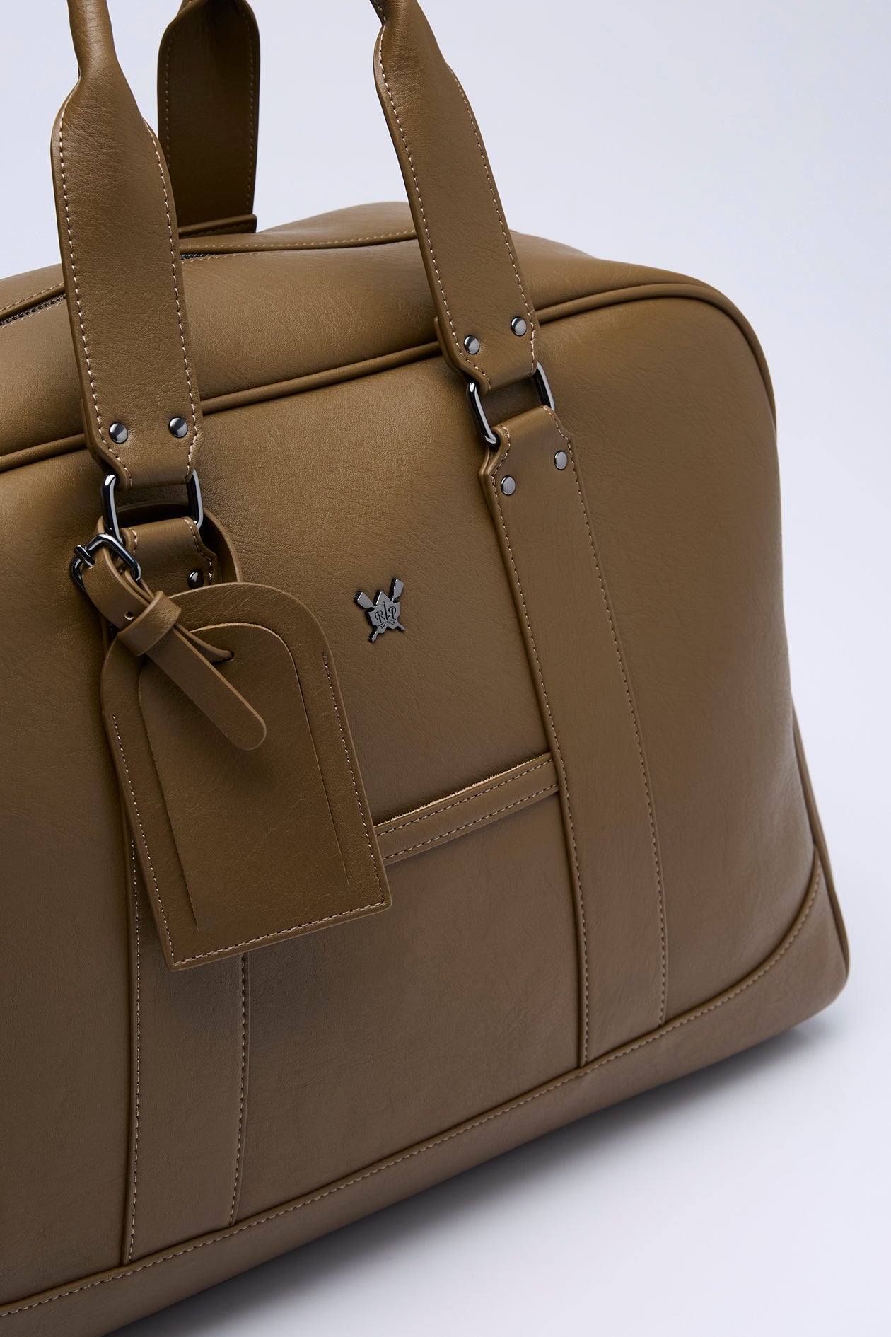 BEIGE DUFFLE BAG